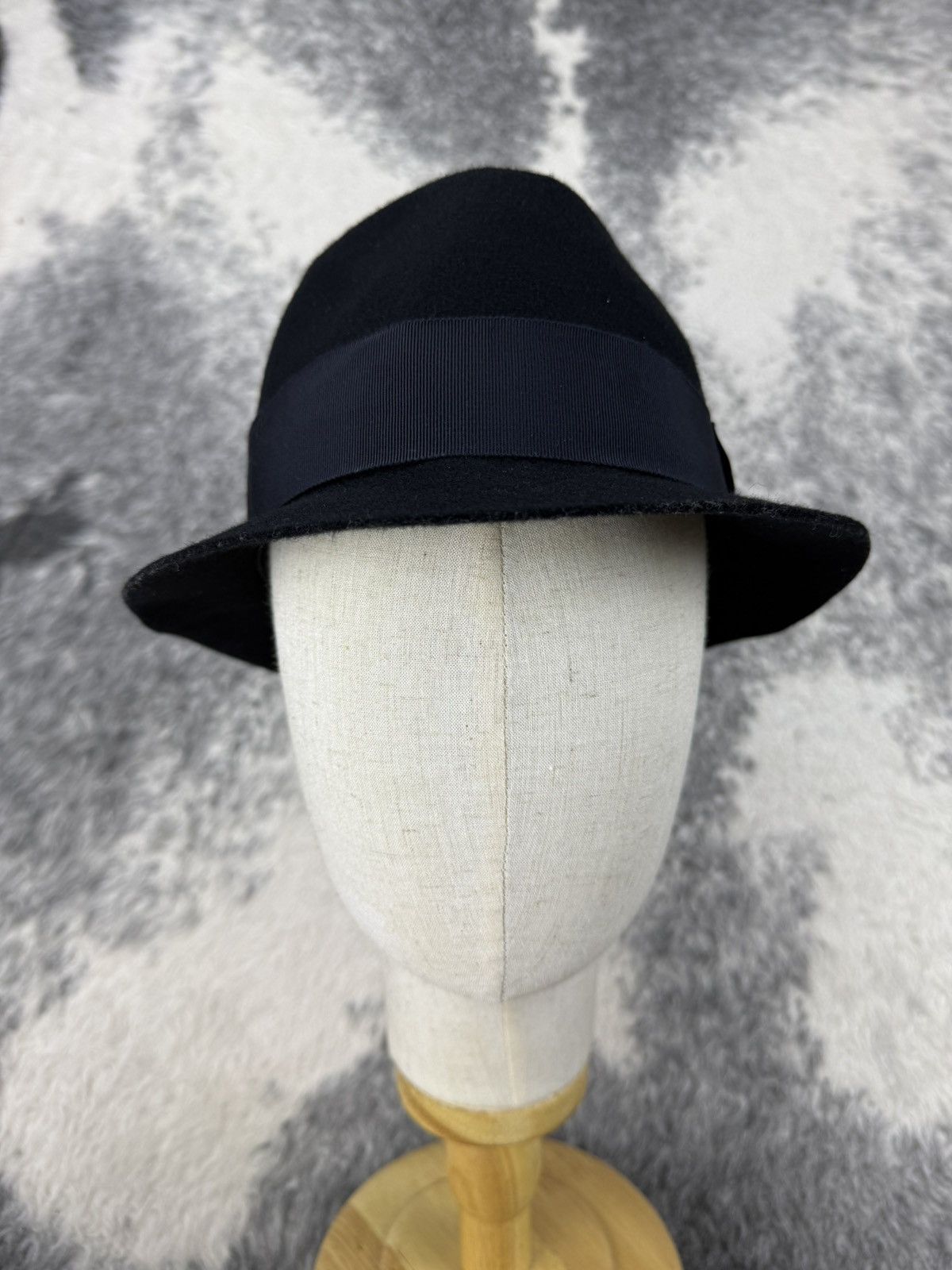 CA4LA × Japanese Brand × Orslow Iconic Ca4la Japan Map Black Fedora Wool Hat Size ONE SIZE - 3 Thumbnail