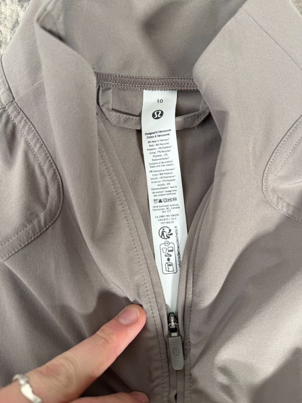 Lululemon Lululemon Adapted State Track Women's Jacket Size L / US 10 / IT 46 - 5 Thumbnail