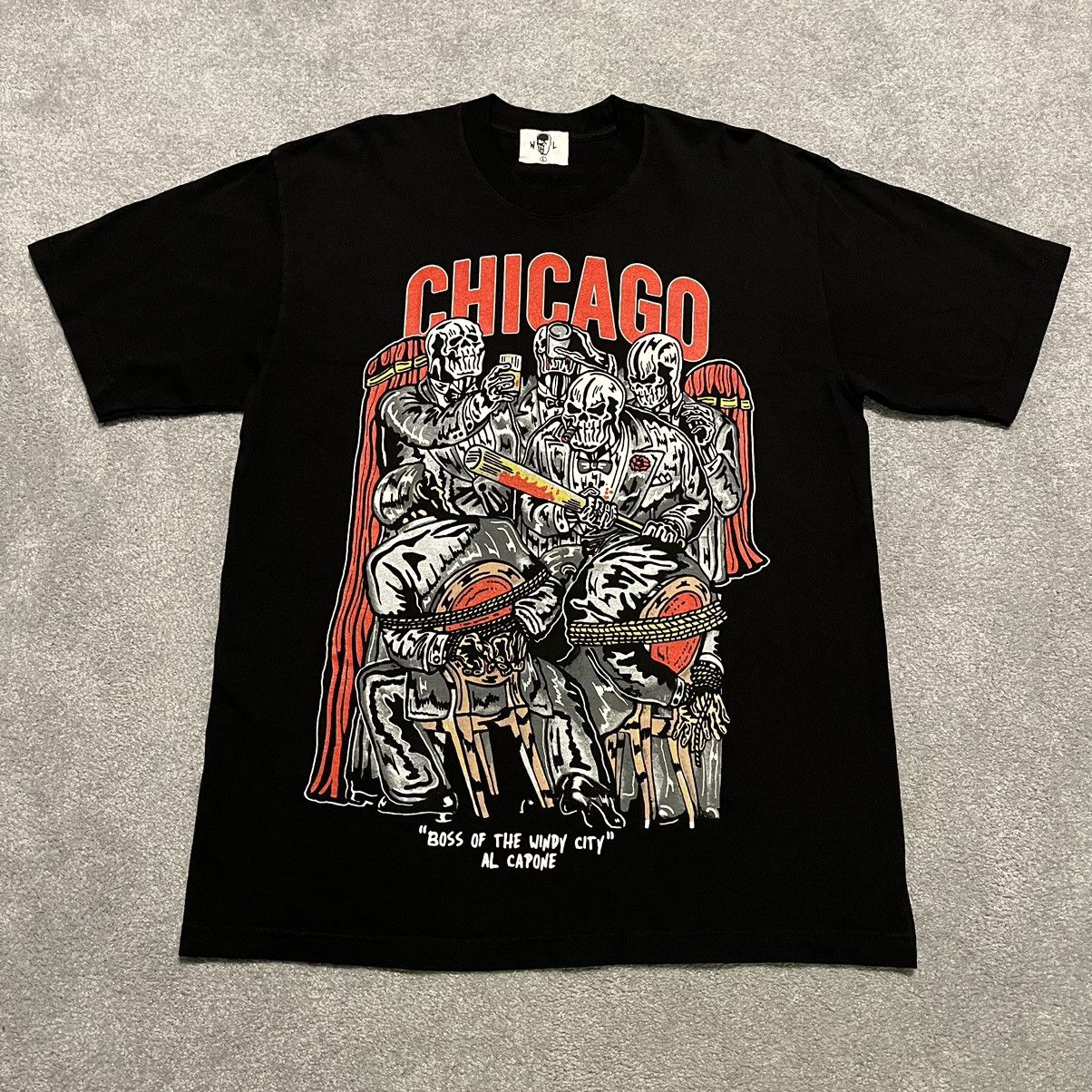 Pre-owned Warren Lotas Chicago Boss Of The Windy City Al Capone Tee