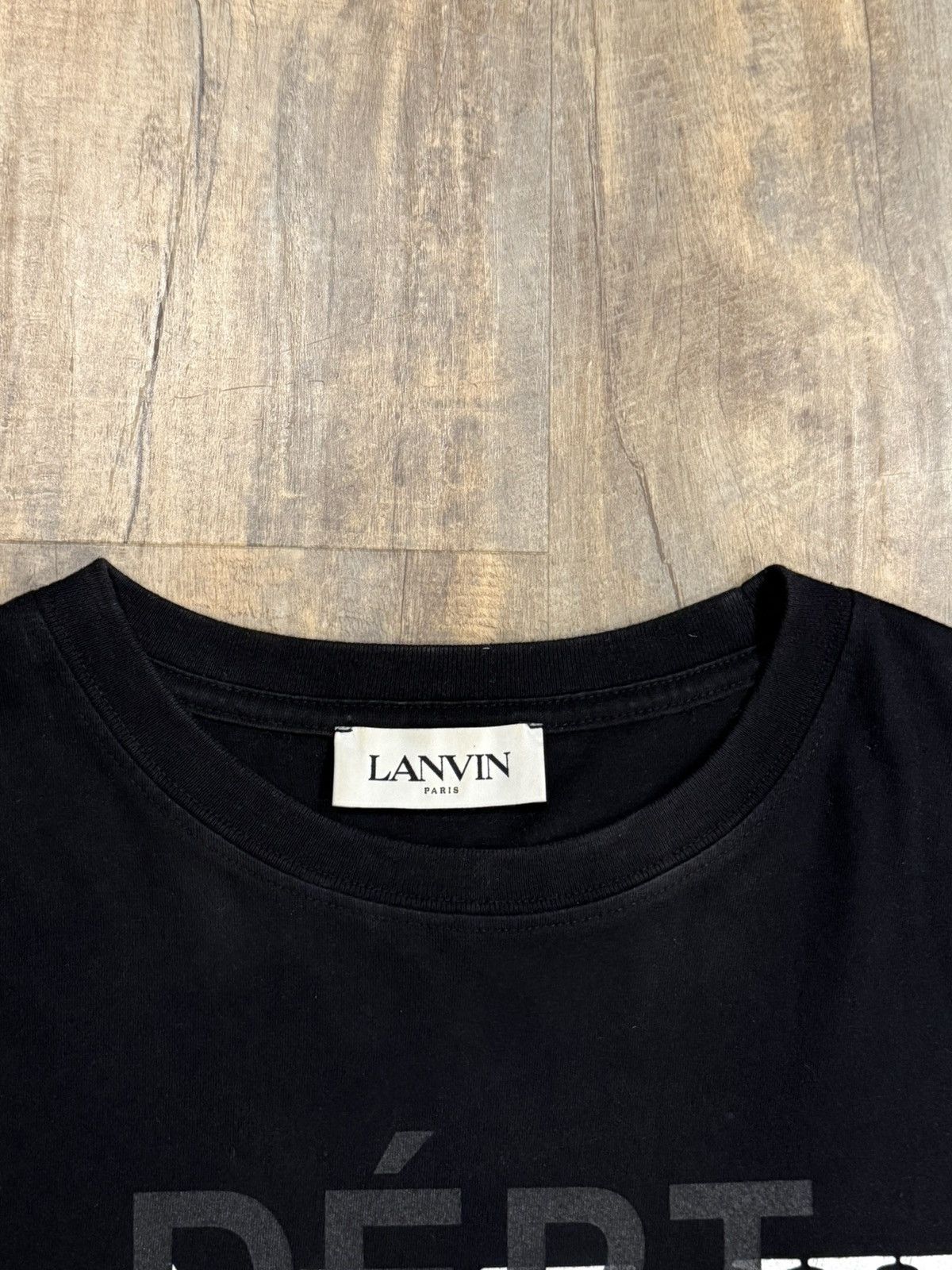 Gallery Dept. × Lanvin Gallery Dept x Lanvin French G Logo Black Tee Souvenir Paris Size US XL / EU 56 / 4 - 8 Thumbnail