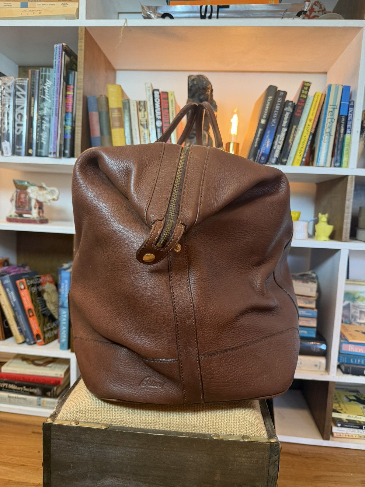 Brioni Brioni Leather Duffel Size ONE SIZE - 8 Thumbnail