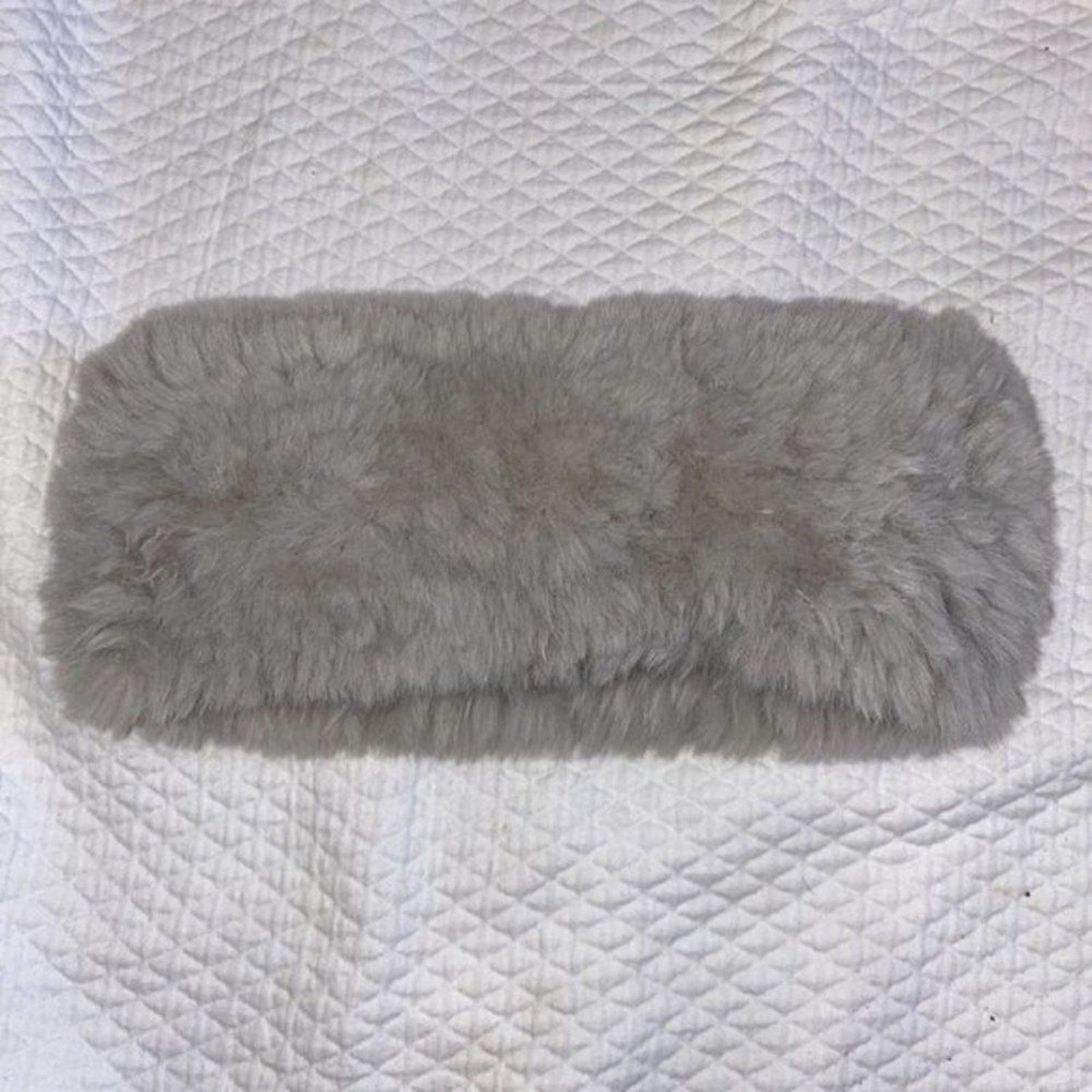 Other Renvy Gray Faux Fur Ear Muffs | Sz OS Size ONE SIZE - 3 Thumbnail