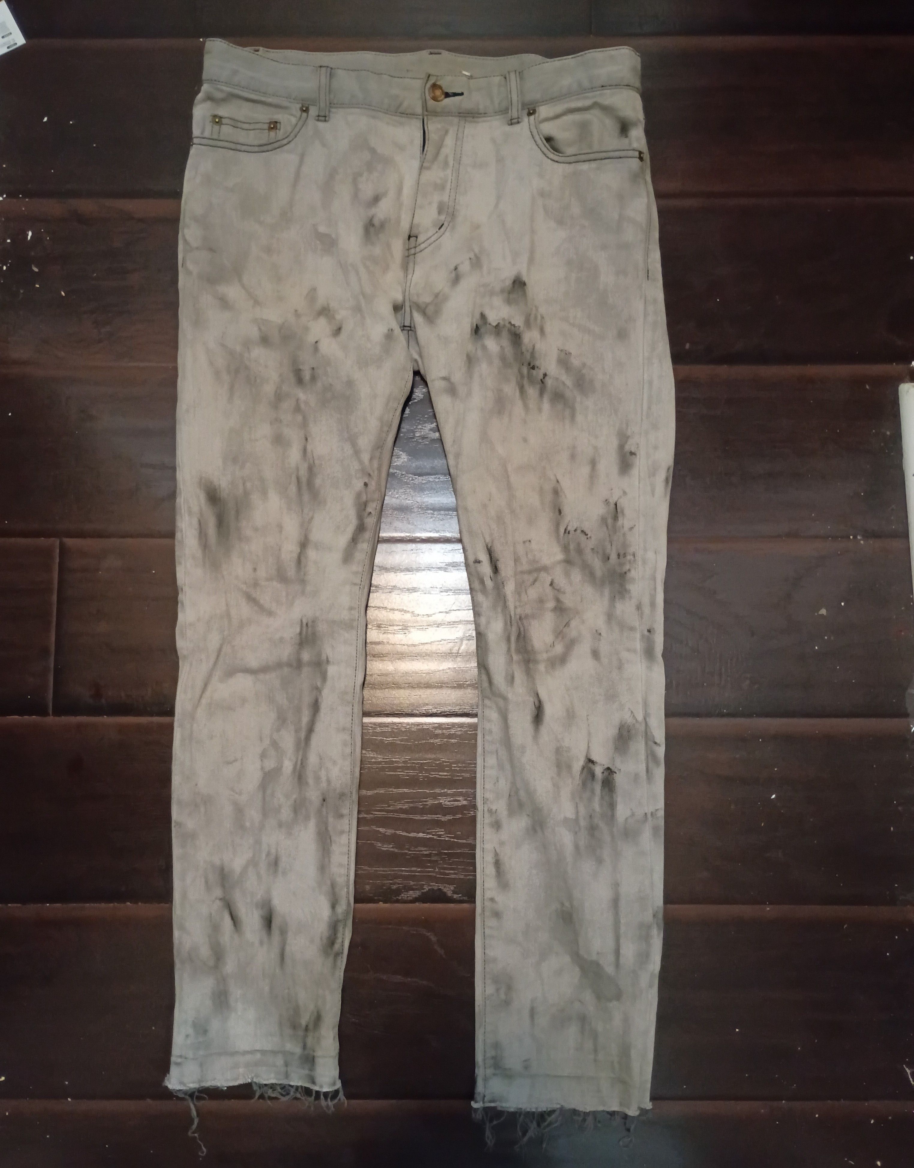 Saint Laurent 2015 Oil Slick Denim