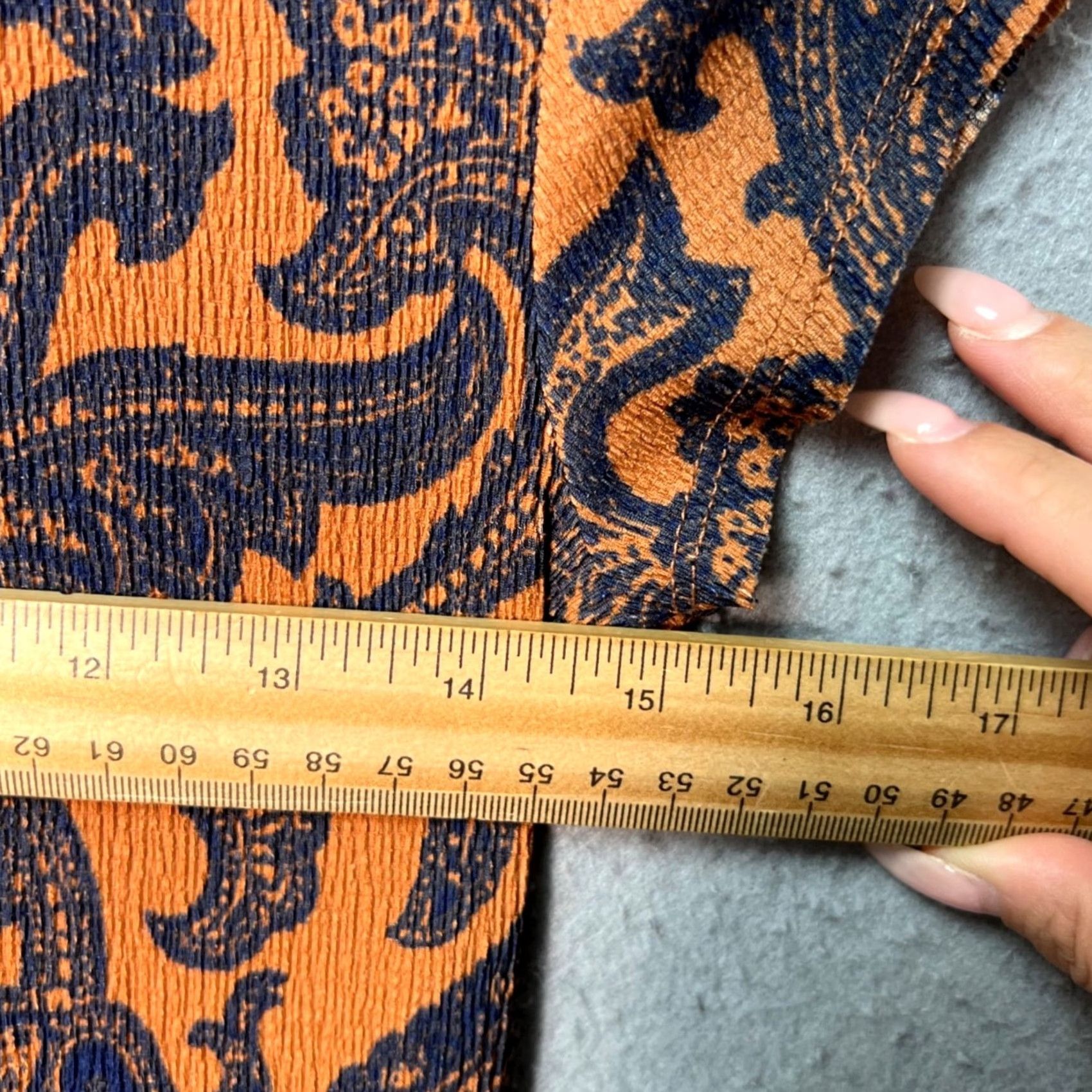 Urban Outfitters Urban Outfitters Dress Mini Bodycon Paisley Orange Blue Print Shirt? Size M / US 6-8 / IT 42-44 - 6 Thumbnail