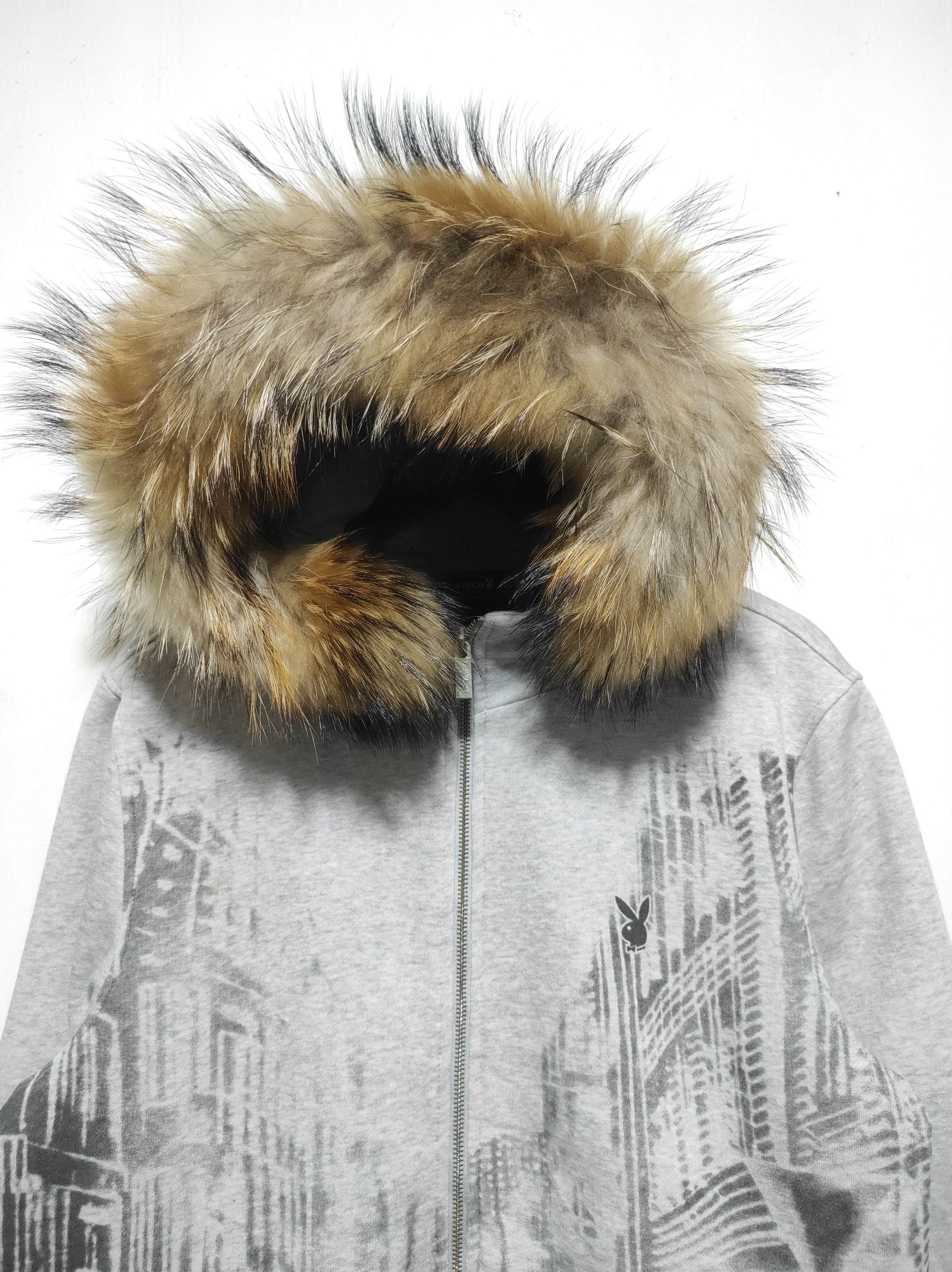 Playboy Playboy Zip Fur Hoodie LGB style Size US L / EU 52-54 / 3 - 4 Thumbnail