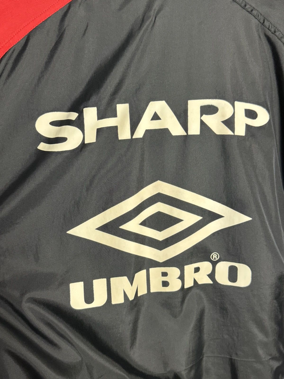 Umbro Vintage Manchester United 1990’s Training Football Jacket Size US XL / EU 56 / 4 - 5 Thumbnail