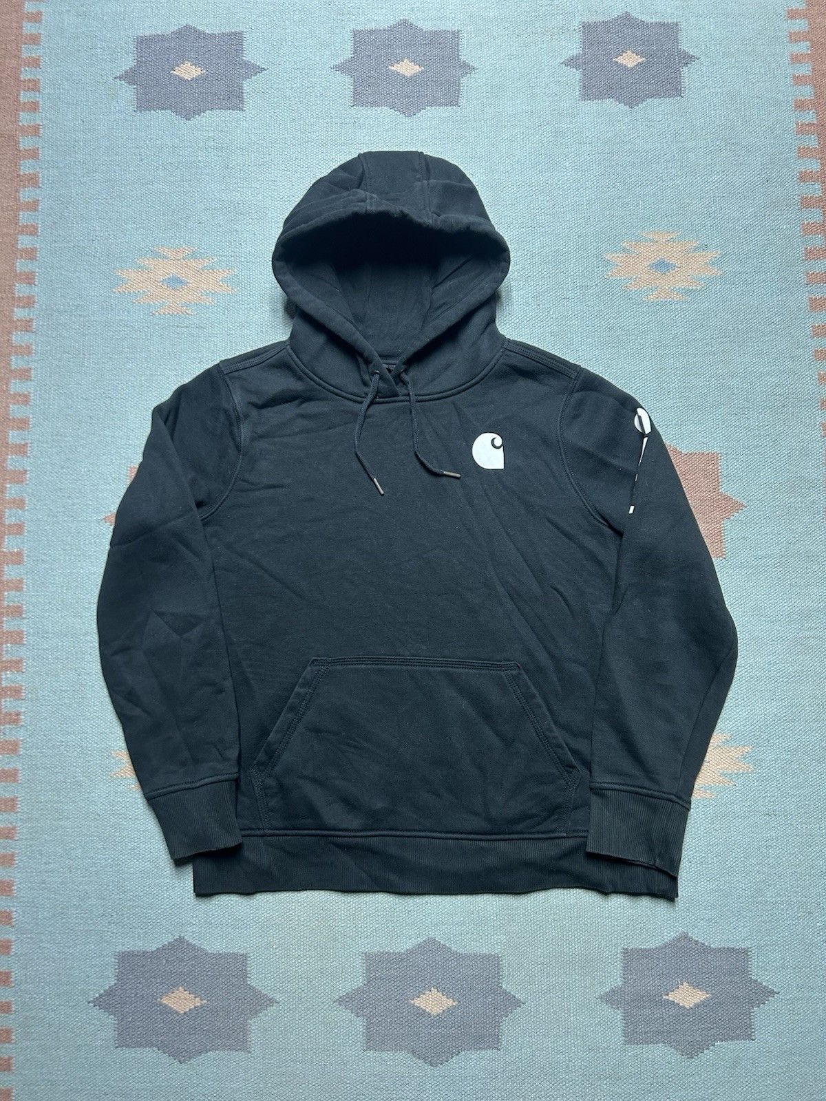 Carhartt Carhartt pullover hoodie 102791 relaxed fit women’s large Size L / US 10 / IT 46 - 1 Thumbnail