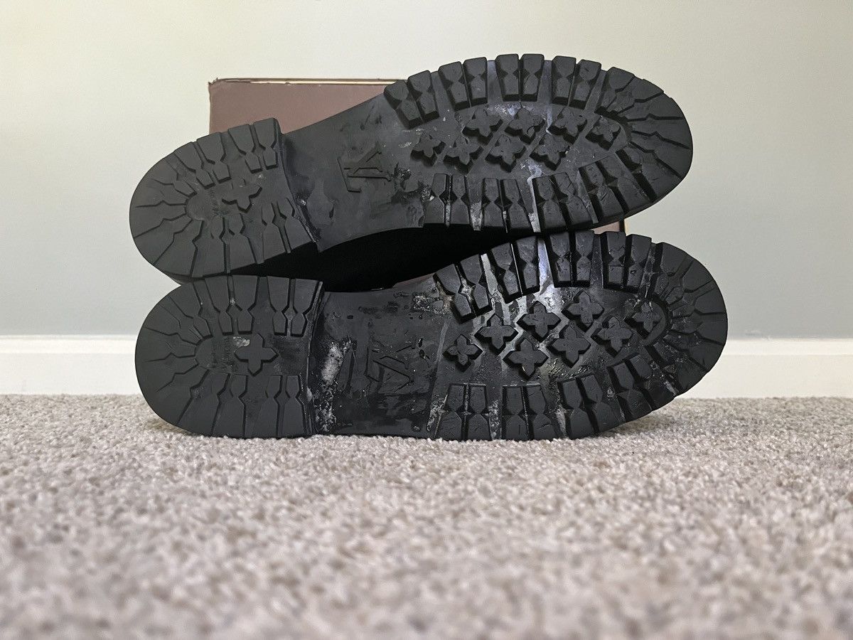 Louis Vuitton Louis Vuitton Black Combat Boots size 11.5 Size US 11.5 / EU 44-45 - 5 Thumbnail