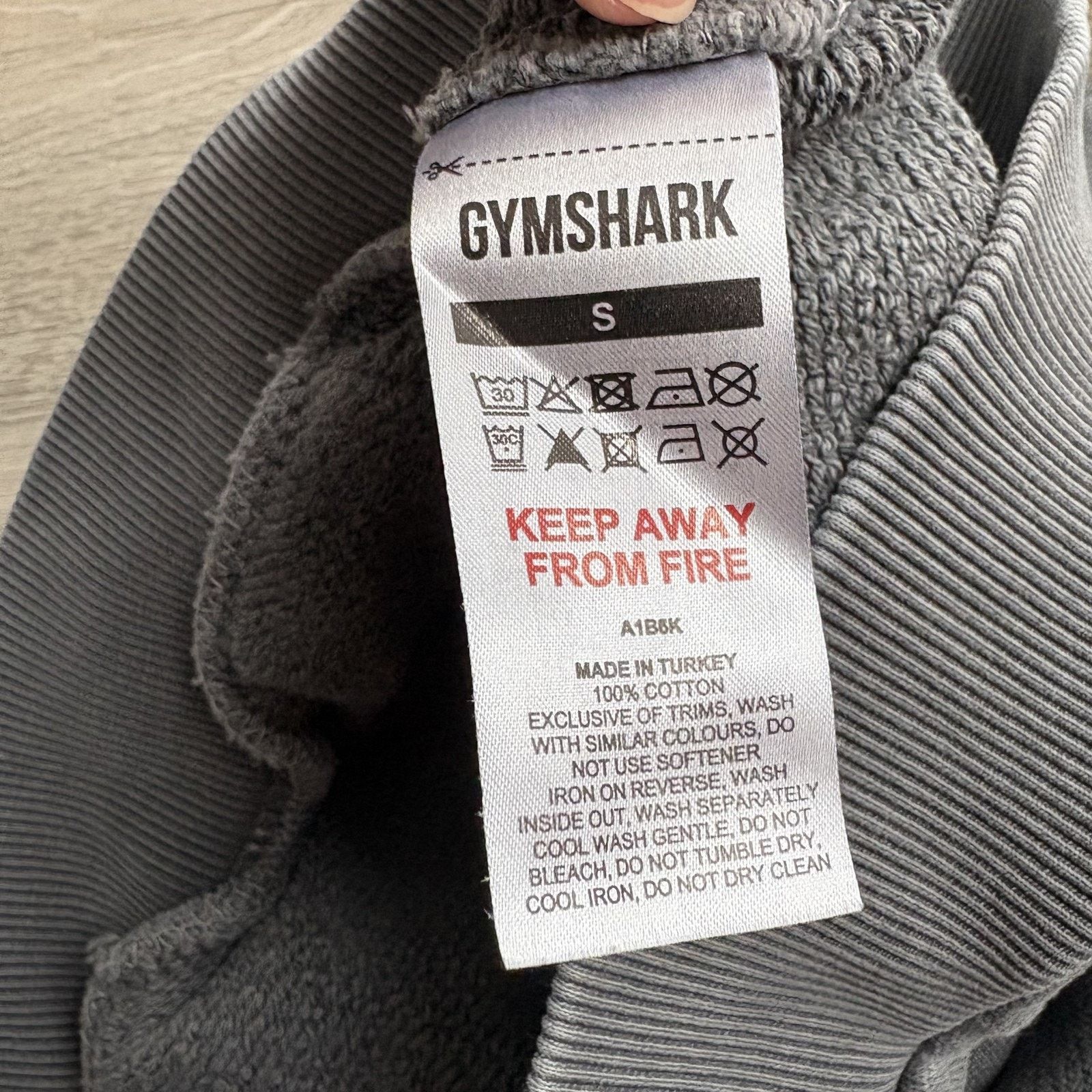 Gymshark Gymshark Women's Hoodie Oversized Washed Charcoal Grey S Size S / US 4 / IT 40 - 10 Thumbnail
