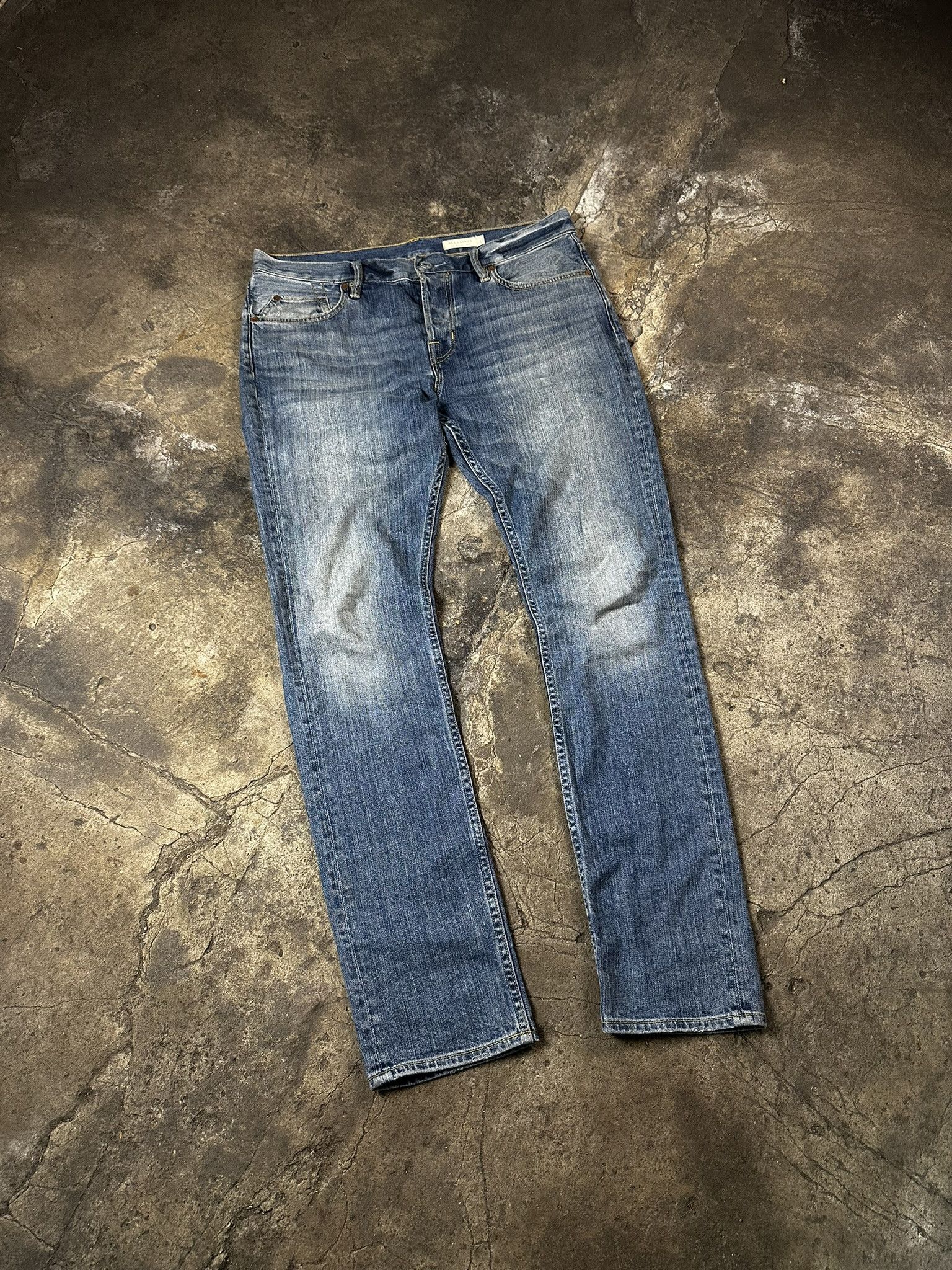 Allsaints Allsaints Faded Straight Jeans Pants Size US 34 / EU 50 - 1 Thumbnail