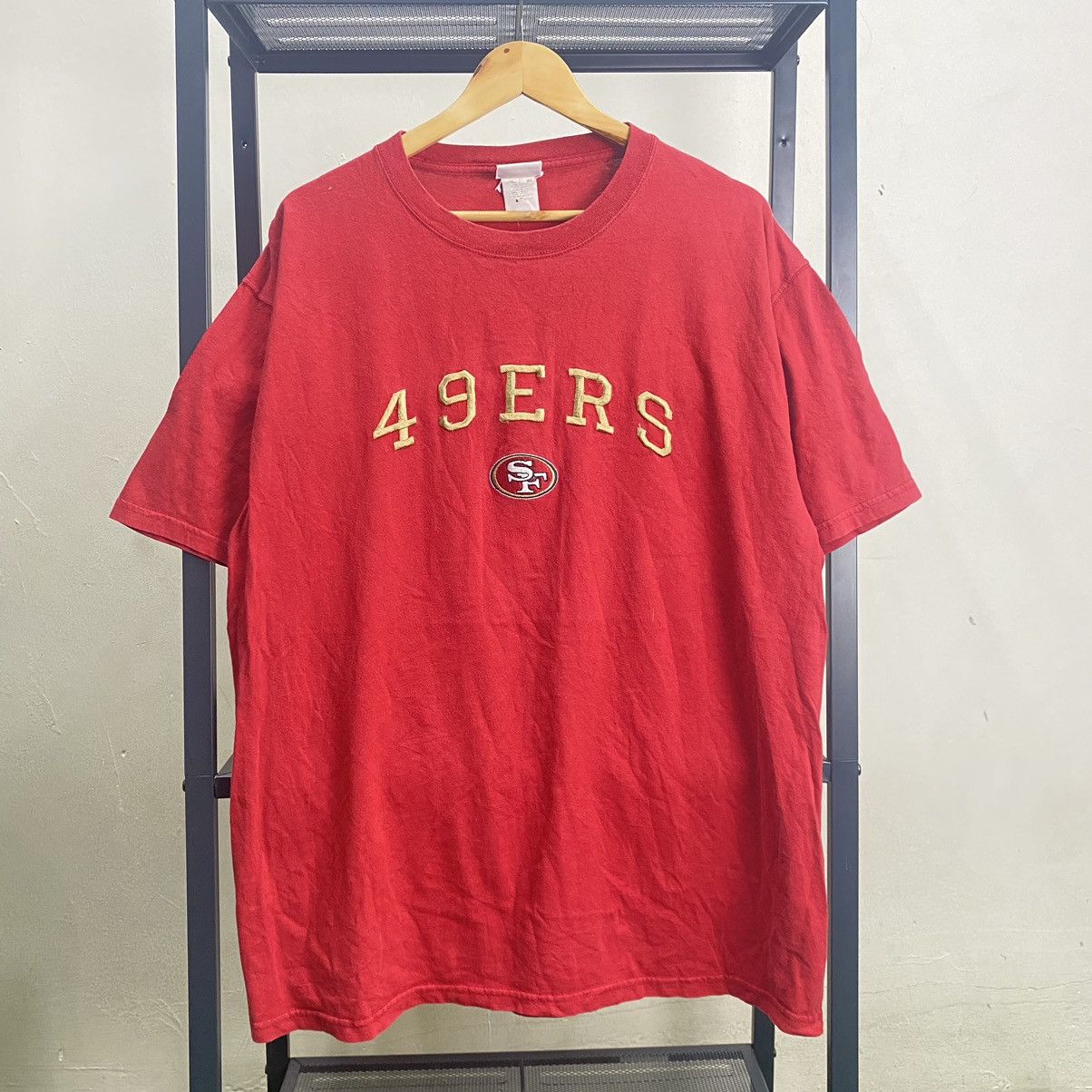 NFL × Vintage SpellOut San Francisco 49ers Vintage TShirt Tee NFL Team USA Size US XL / EU 56 / 4 - 1 Thumbnail