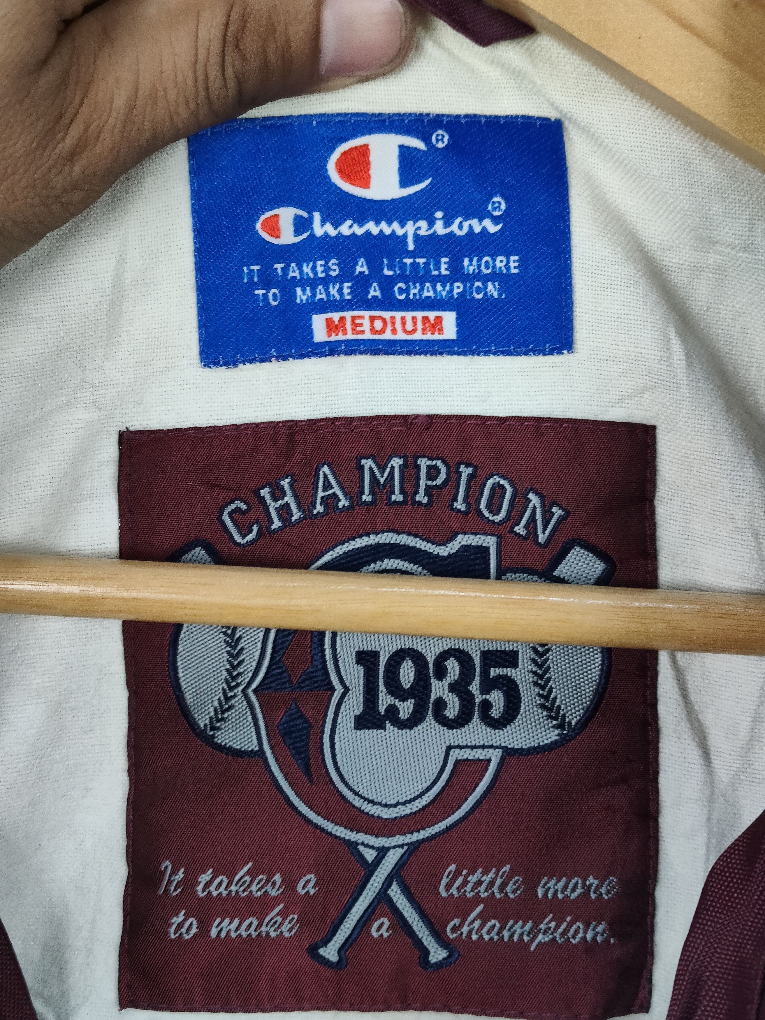 Champion vintage Champion 1935 Big Logo Coach Jacket. Size US M / EU 48-50 / 2 - 4 Thumbnail