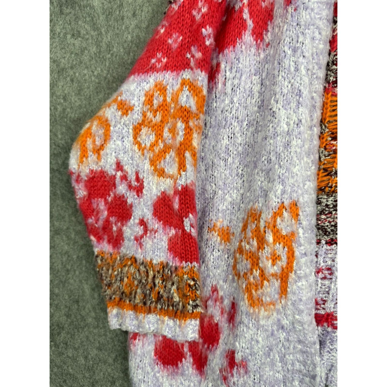 Vintage **&Merci Floral Open Front Cardigan Sweater Women's Small** User: **&Merci Floral Open Front Cardigan Sweater Women's Small** Size S / US 4 / IT 40 - 3 Thumbnail
