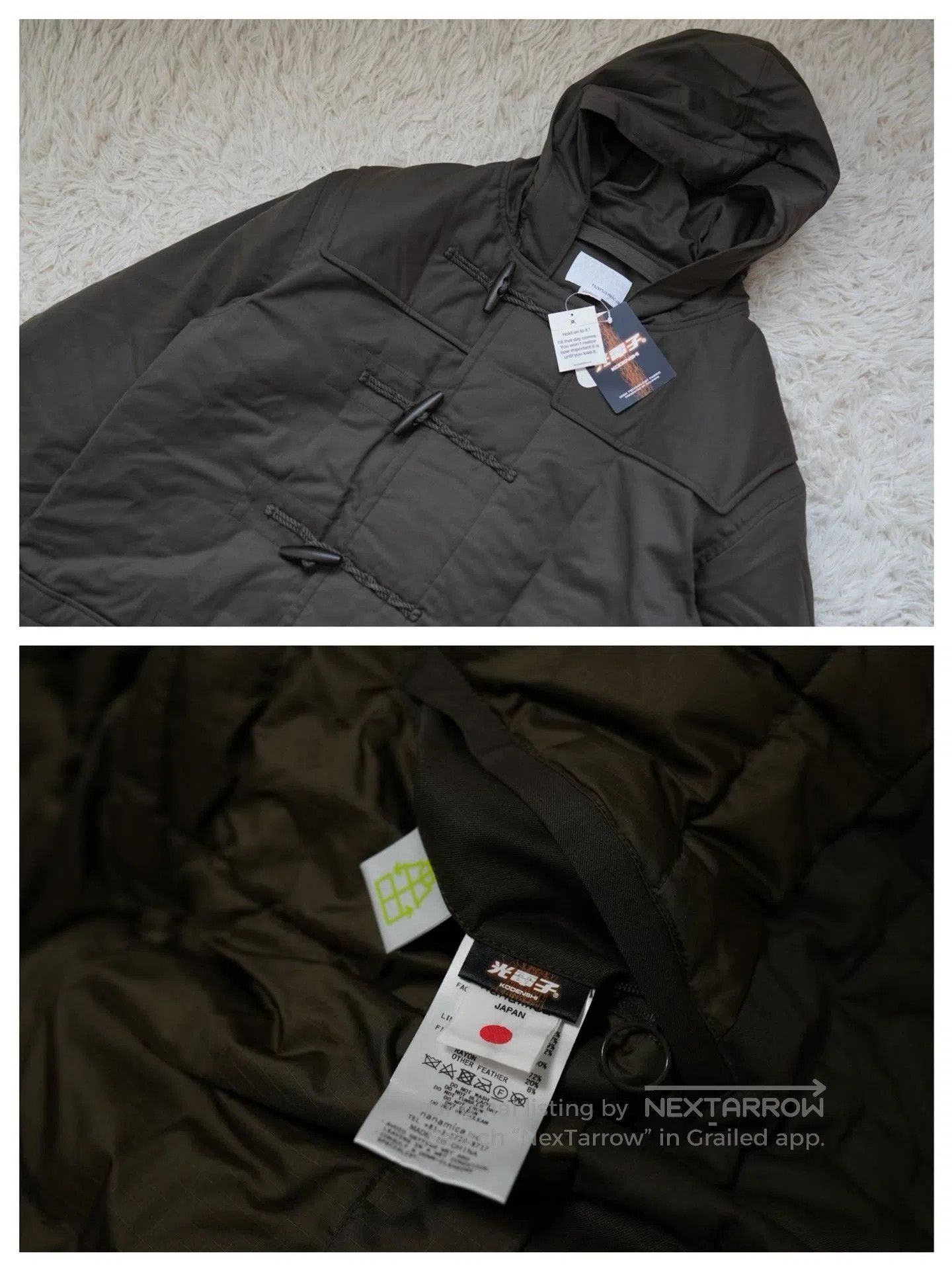 Nanamica nanamica SUBF977 Wool Down Long Coat. Size US M / EU 48-50 / 2 - 4 Thumbnail