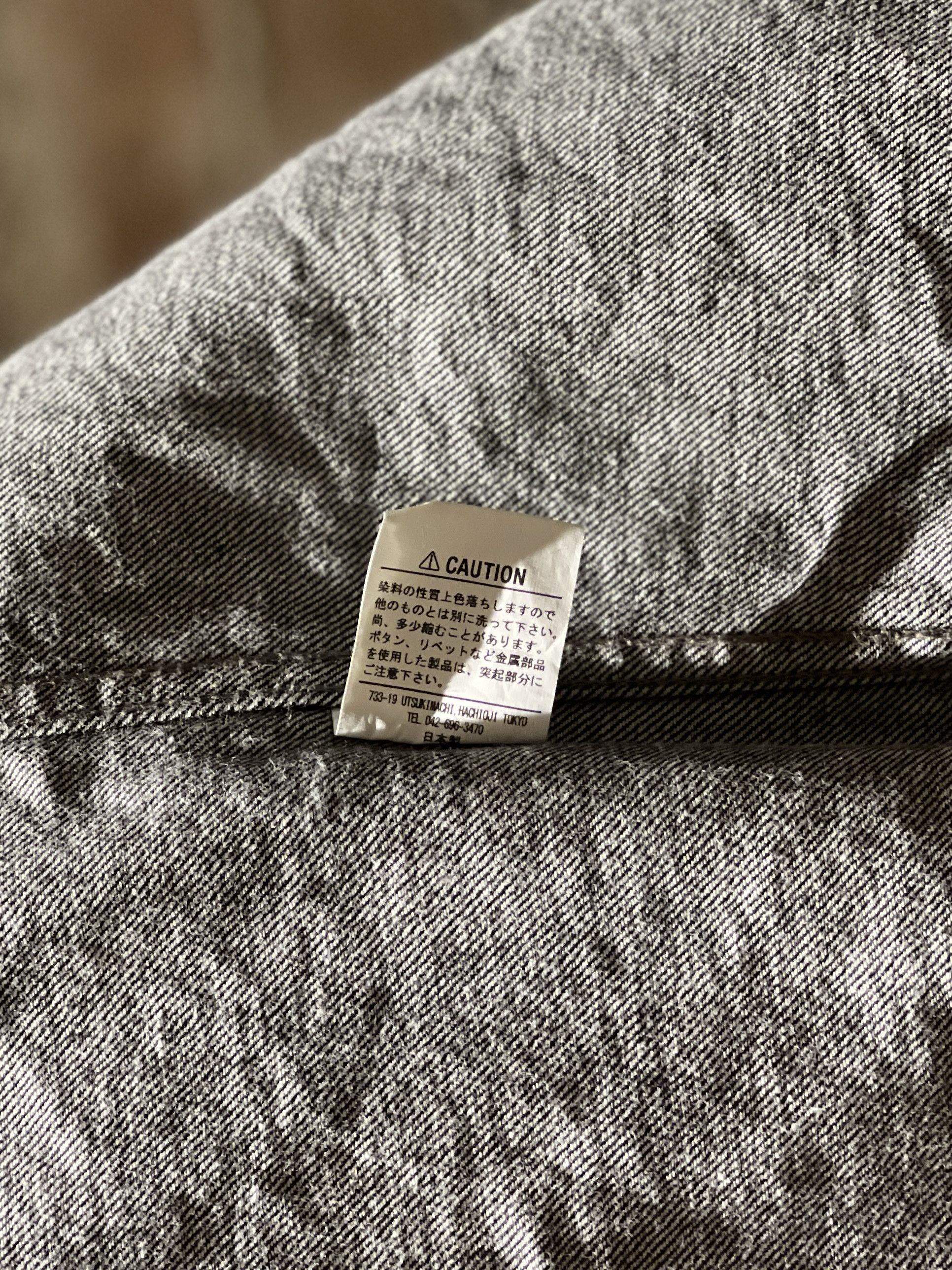 Iron Heart Iron Heart IHSH-326 12oz Selvedge Denim Work Shirt – Black Size US L / EU 52-54 / 3 - 9 Thumbnail