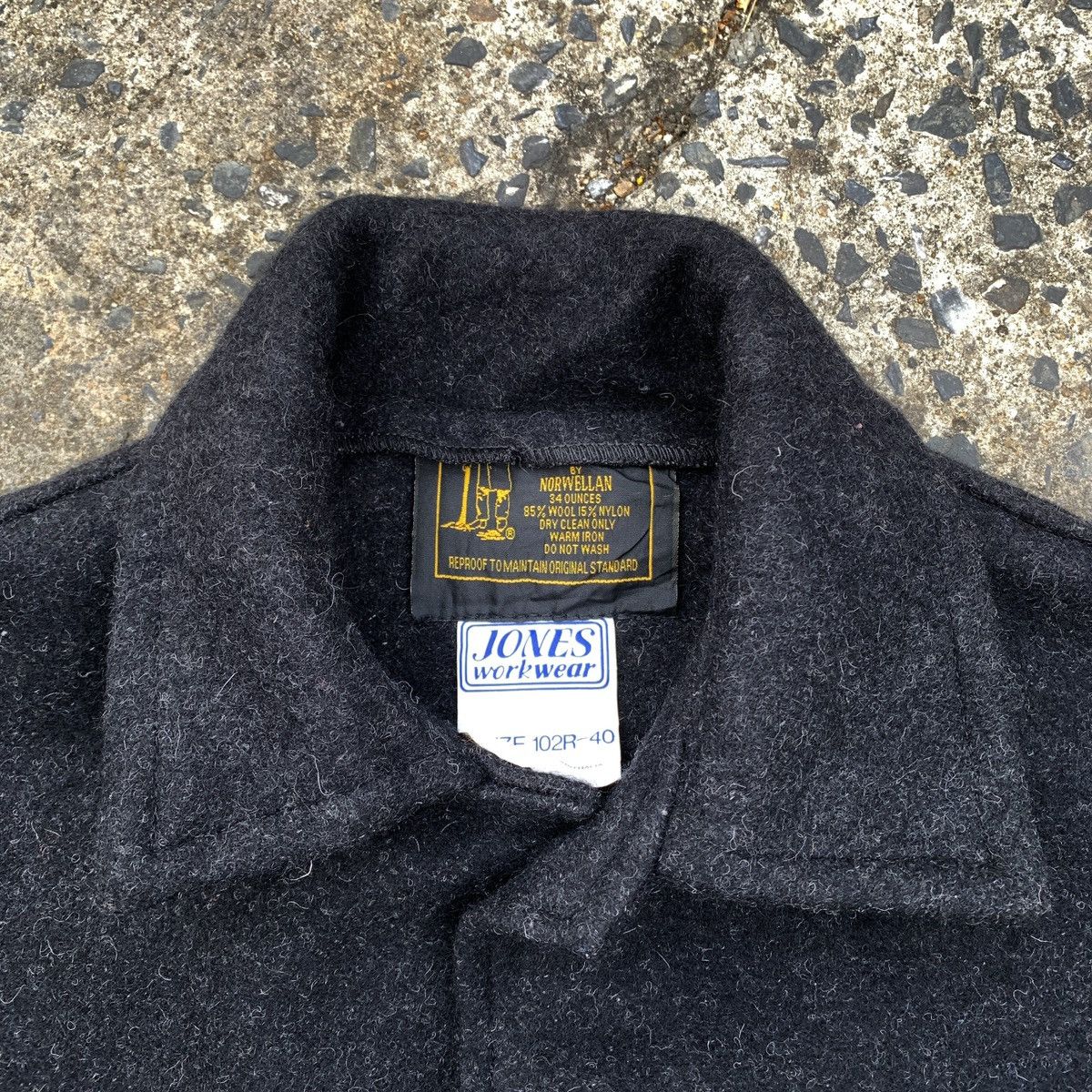 Filson × Hunter × Vintage 80s Australian Bluey Wool Mackinaw Jacket Size US L / EU 52-54 / 3 - 3 Thumbnail