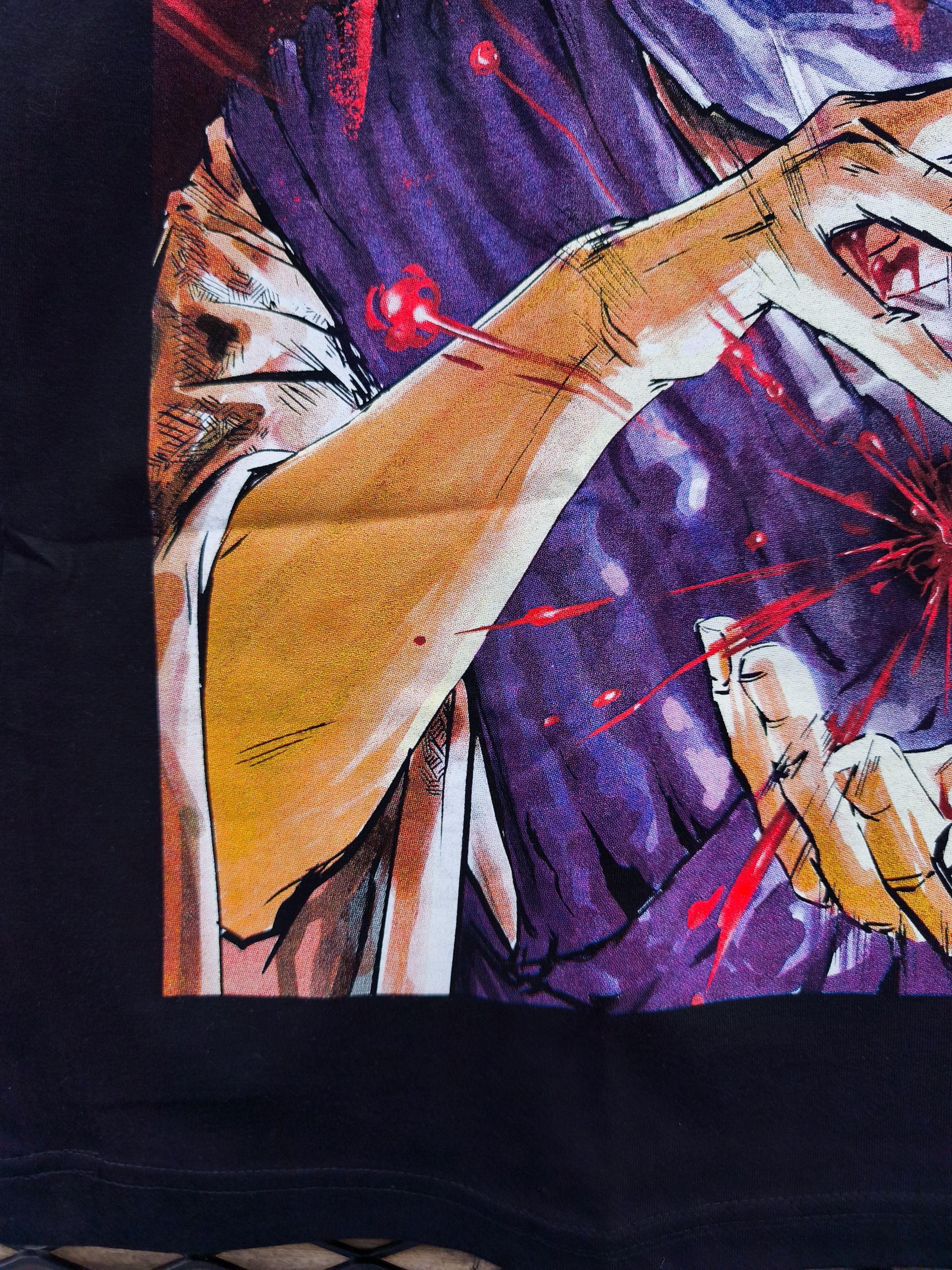 Anime Jujutsu Kaisen Choso Blood Art Aesthetic T-shirt Size US XL / EU 56 / 4 - 9 Thumbnail
