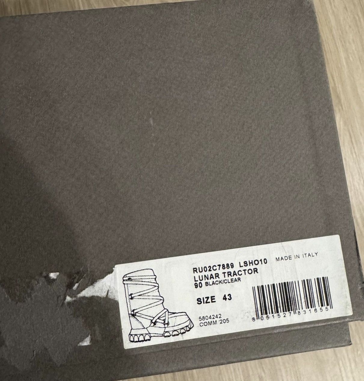 Rick Owens Rick Owen Tractor Lunars Size US 10 / EU 43 - 8 Thumbnail