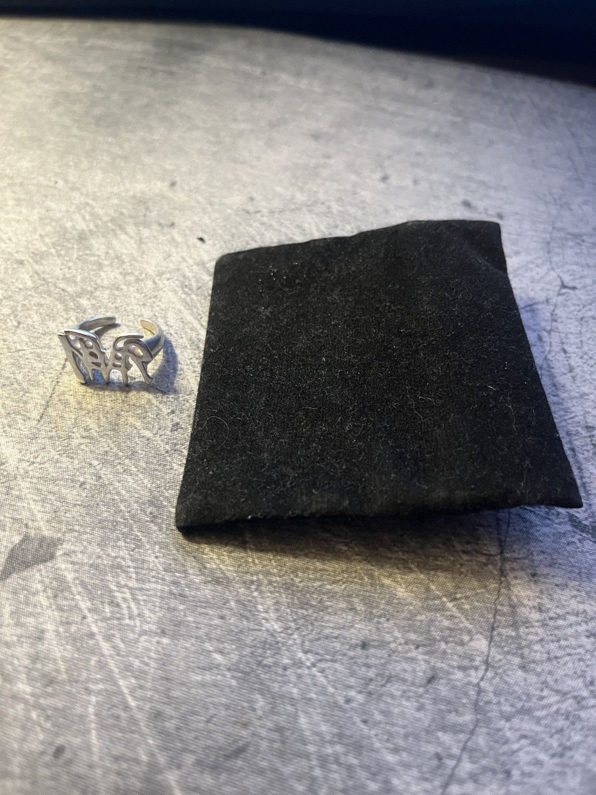 Drain Gang Drain Gang Silver Never Ring Size ONE SIZE - 5 Thumbnail