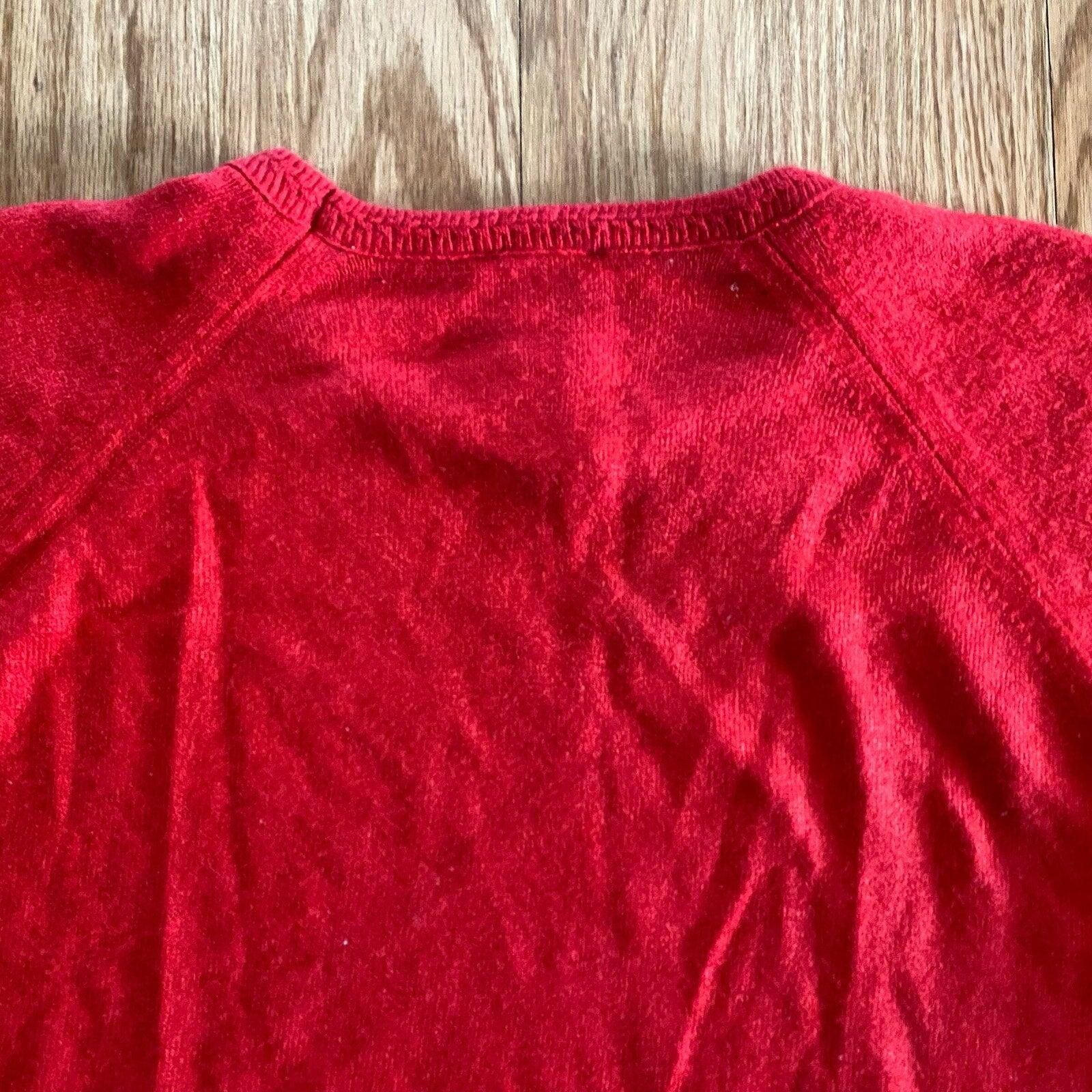 Other Designers Originals Vintage Red Short Sweater Womens Large Size L / US 10 / IT 46 - 7 Thumbnail