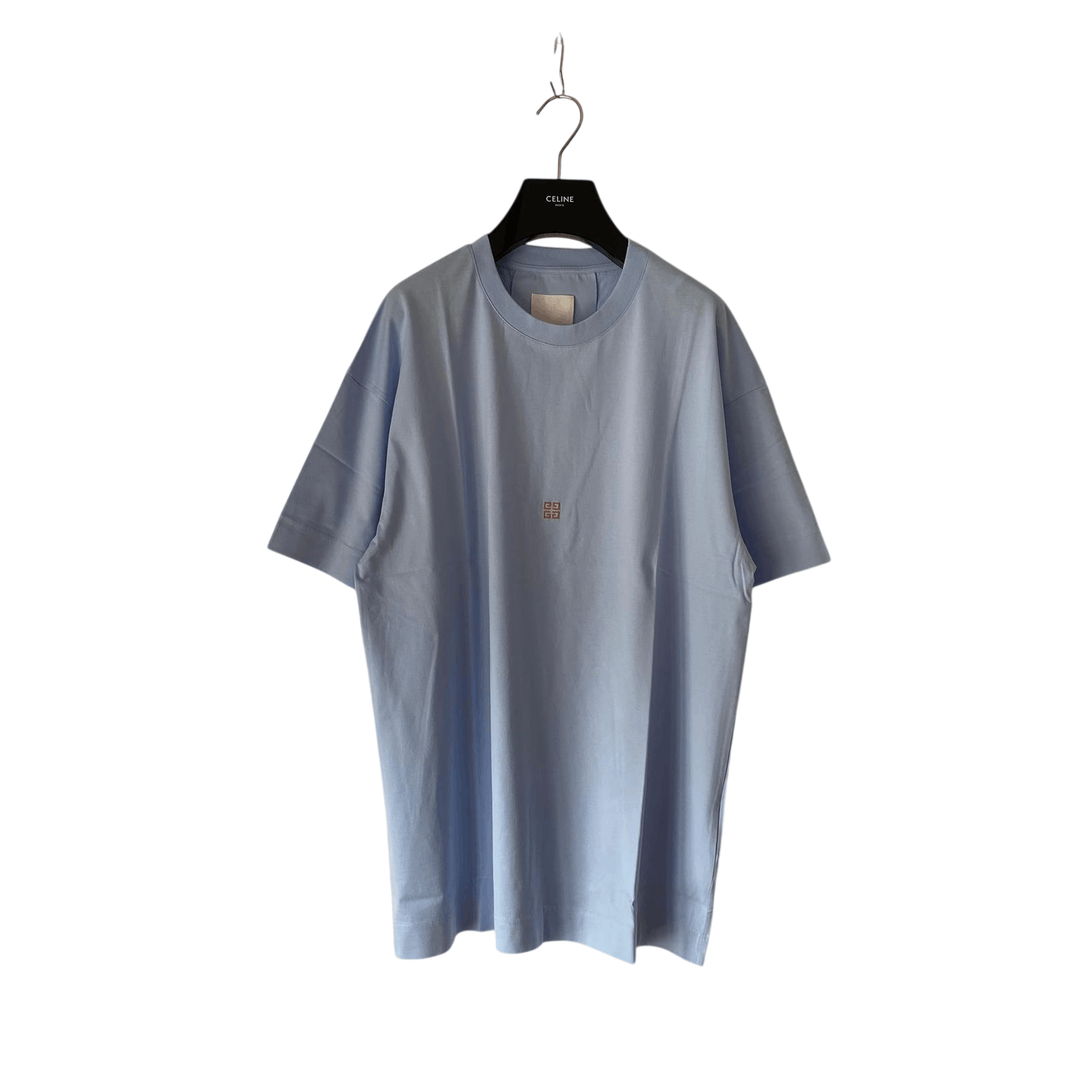 Givenchy Light Blue Embroidered 4G Flamingo Print Oversized T-Shirt Size US M / EU 48-50 / 2 - 5 Thumbnail