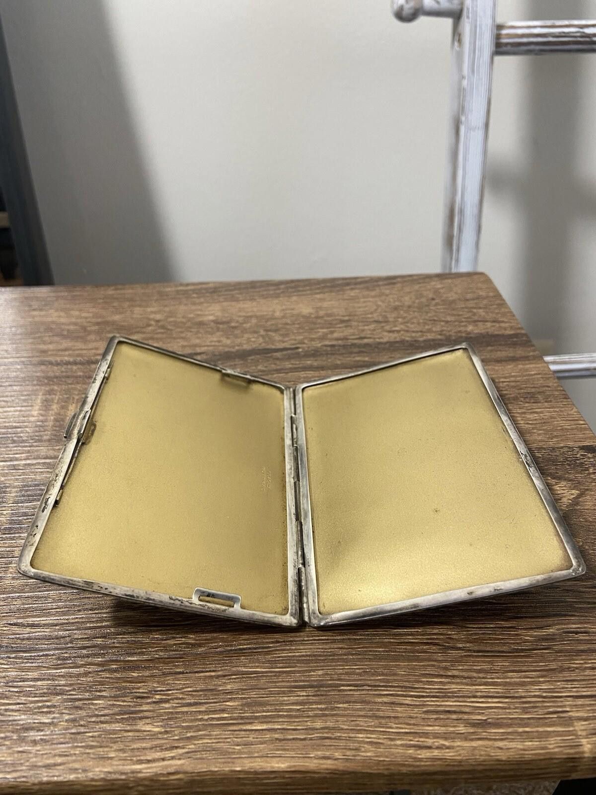 Other Shagreen ivory stingray silver plate cigarette case, England Size ONE SIZE - 5 Thumbnail