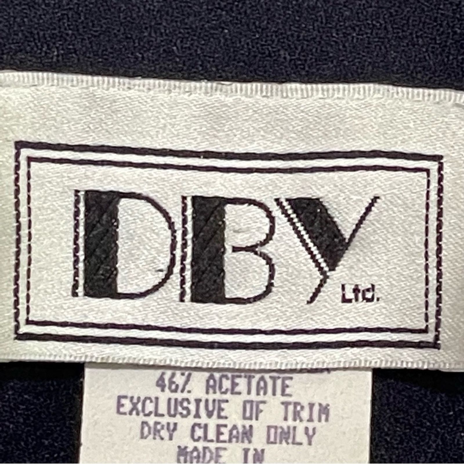 Other DBY Dark Navy Two Piece Jacket and Dress Set Size 9/10 Size L / US 10 / IT 46 - 12 Thumbnail