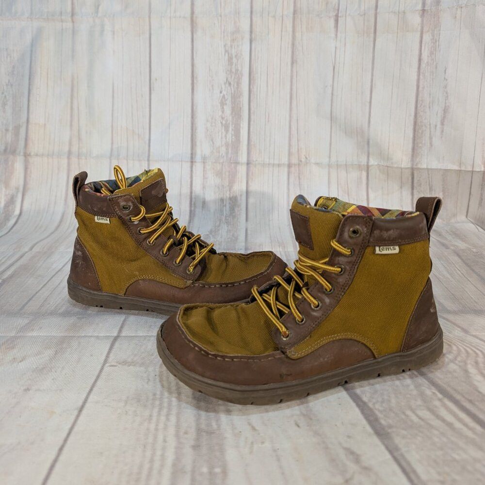 Other Lems Boulder Buckeye Size 41 Brown Canvas Casual Lace-Up Hi Size US 11 / IT 41 - 9 Thumbnail