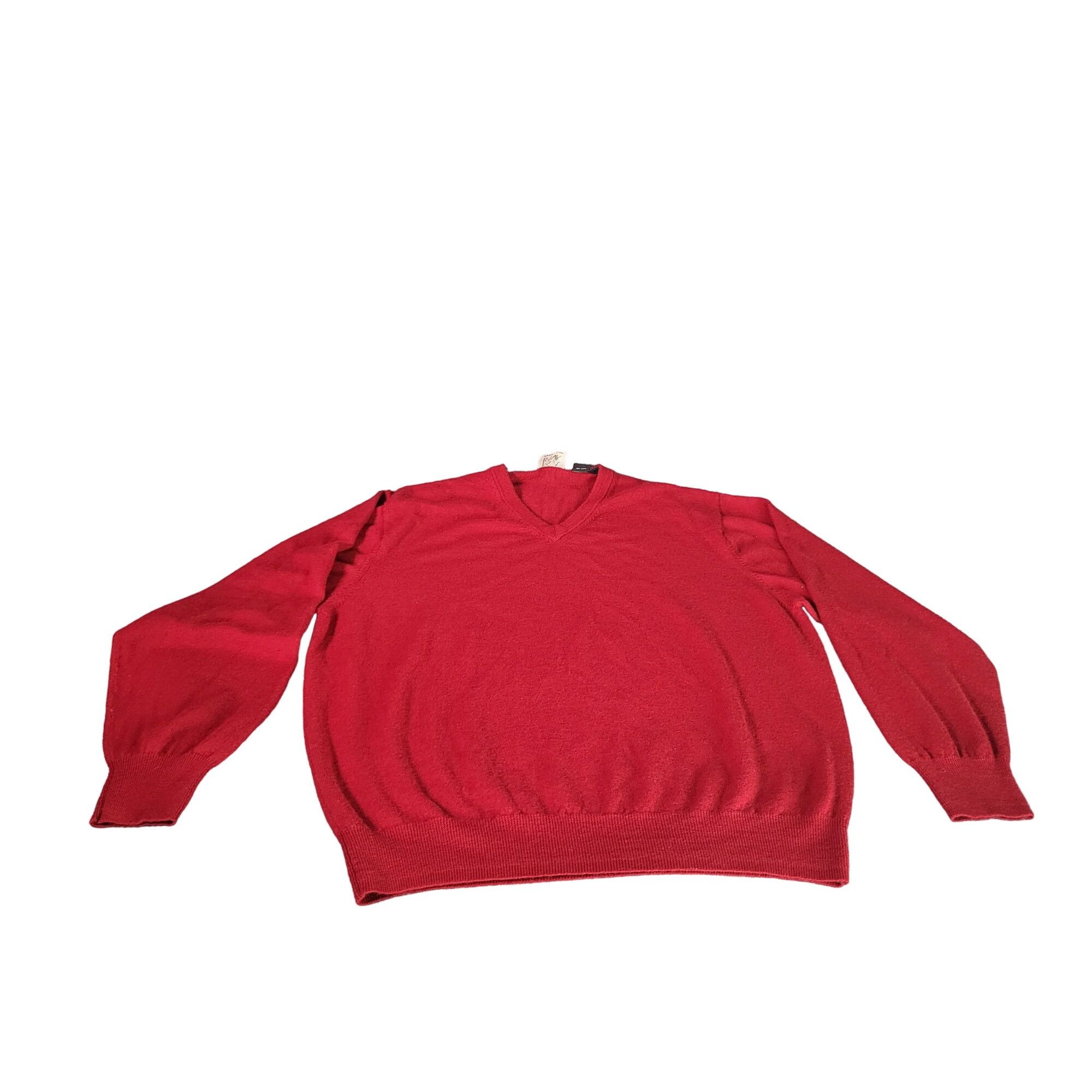 Jos. A. Bank Jos A. Bank Merino Wool Sweater Men Sz XL Tight Knit V Neck Size US XL / EU 56 / 4 - 1 Thumbnail