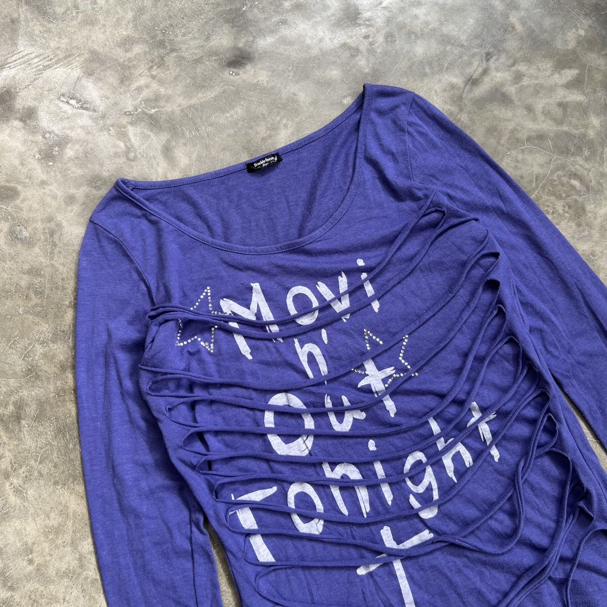 14th Addiction 2000s Double Focus Harajuku Style Poem Longsleeve Shirt Size L / US 10 / IT 46 - 2 Thumbnail