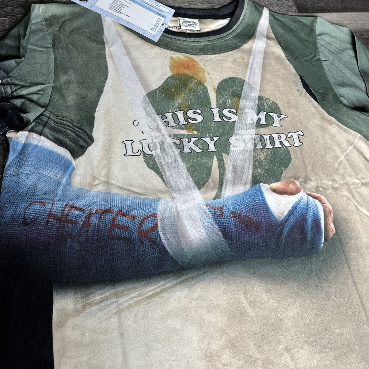 Other New Rotborough The Lucky Shirt Trompe L’oeil Longsleeve Tee Size US XL / EU 56 / 4 - 3 Thumbnail