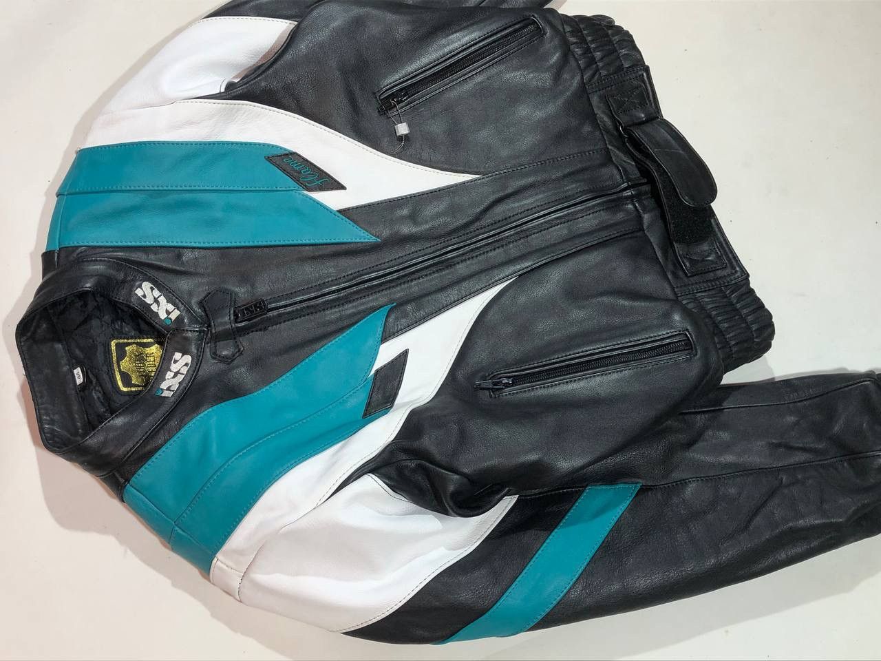 Japanese Brand IXS Racing Moto Leather Jacket Vintage Size US S / EU 44-46 / 1 - 6 Thumbnail