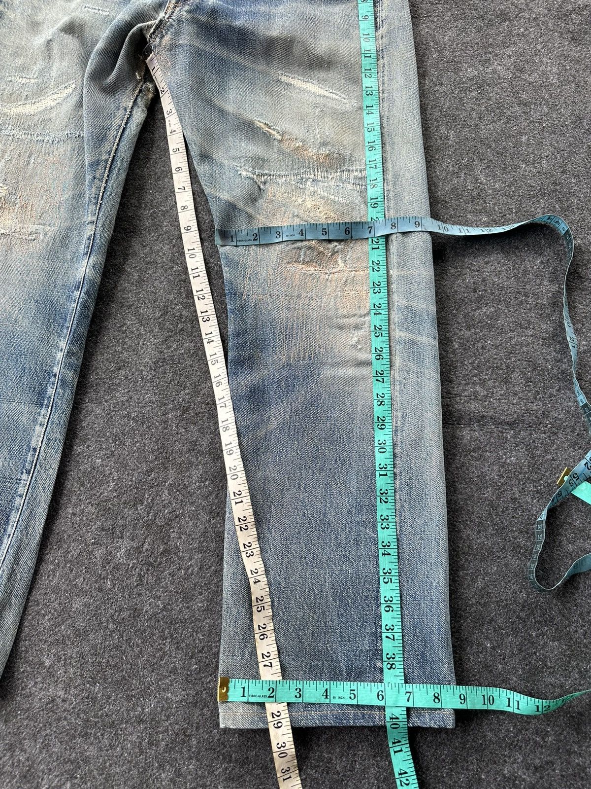 Denime Sale 🔥 Denime Thrashed Reconstruction Denim Size 32 D99 Size US 32 / EU 48 - 4 Thumbnail