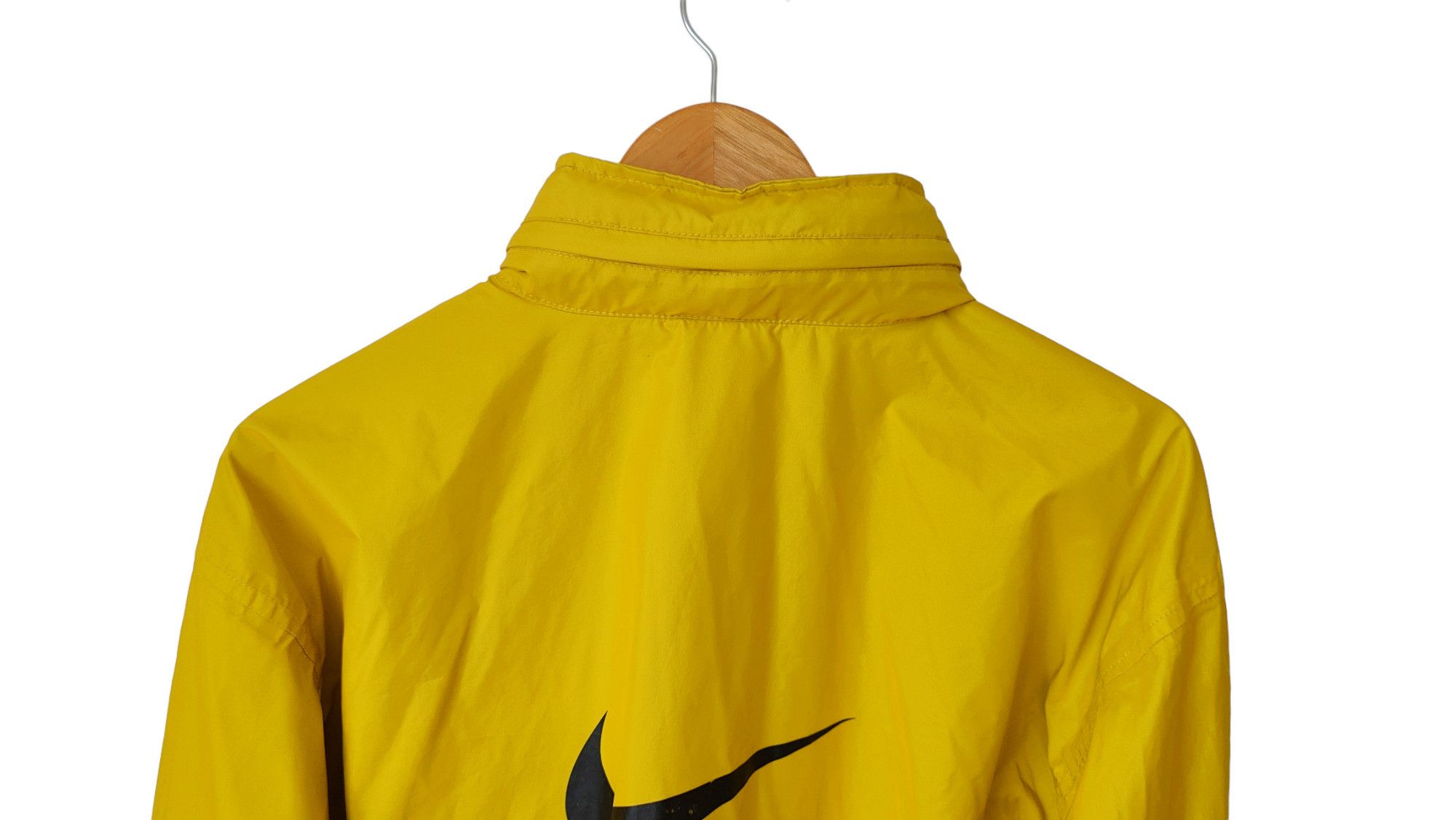 Nike × Vintage Nike VTG 90s Mustard Light Wind Jacket Stone Island style Size US M / EU 48-50 / 2 - 5 Thumbnail