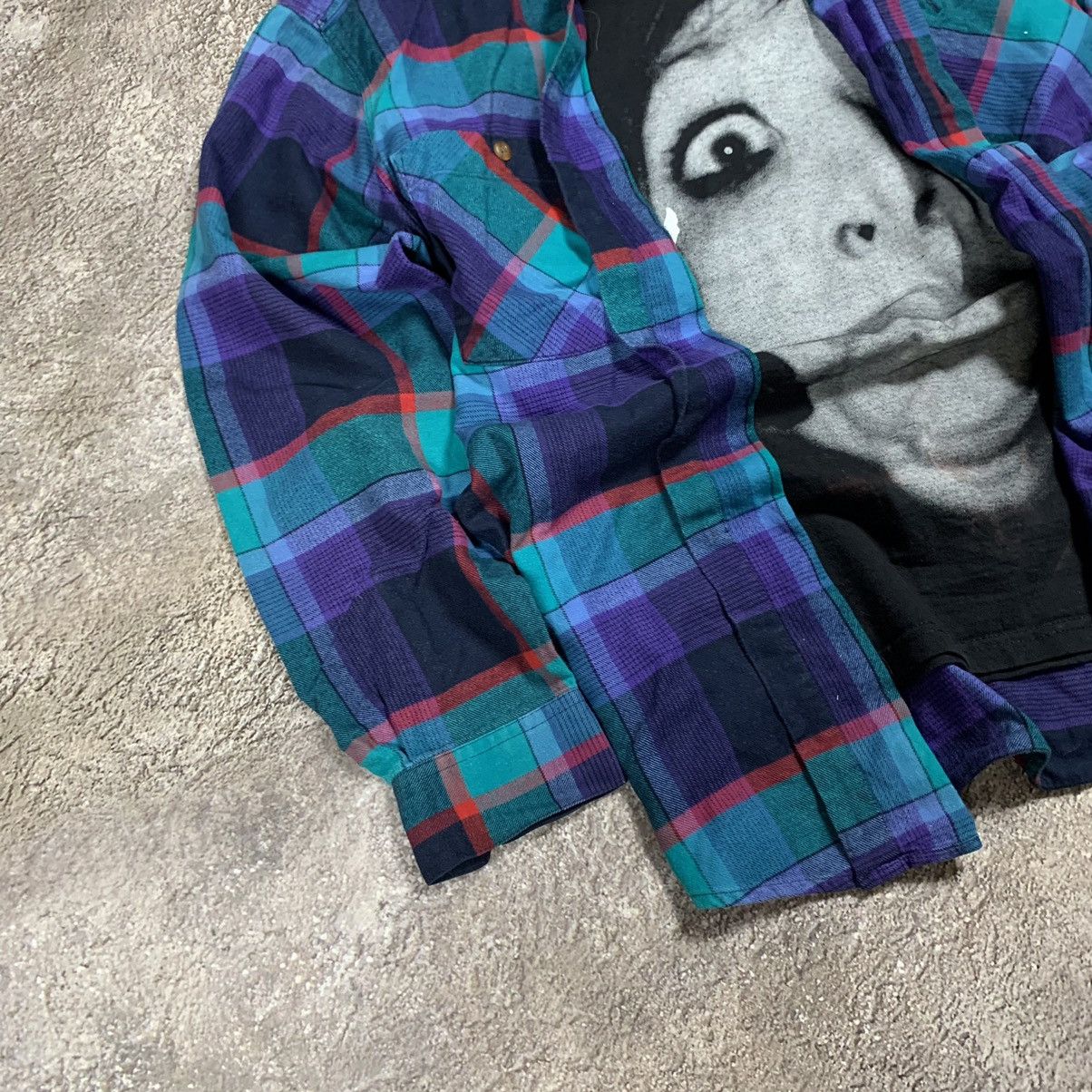 Vintage Vintage 90s Plaid Shirt Graphic Streetwear Grunge Oversized Size US L / EU 52-54 / 3 - 2 Thumbnail