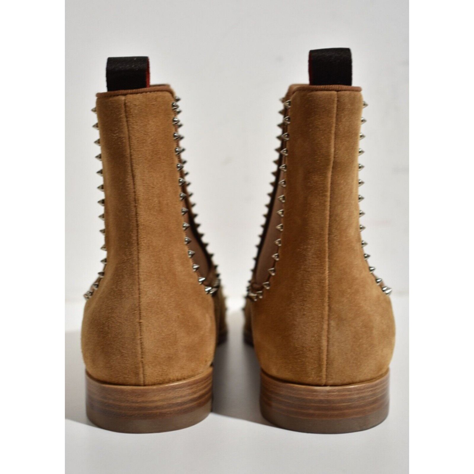 Christian Louboutin Christian Louboutin Mens Brown Suede Spike Boot 45 12 Size US 12 / EU 45 - 11 Thumbnail