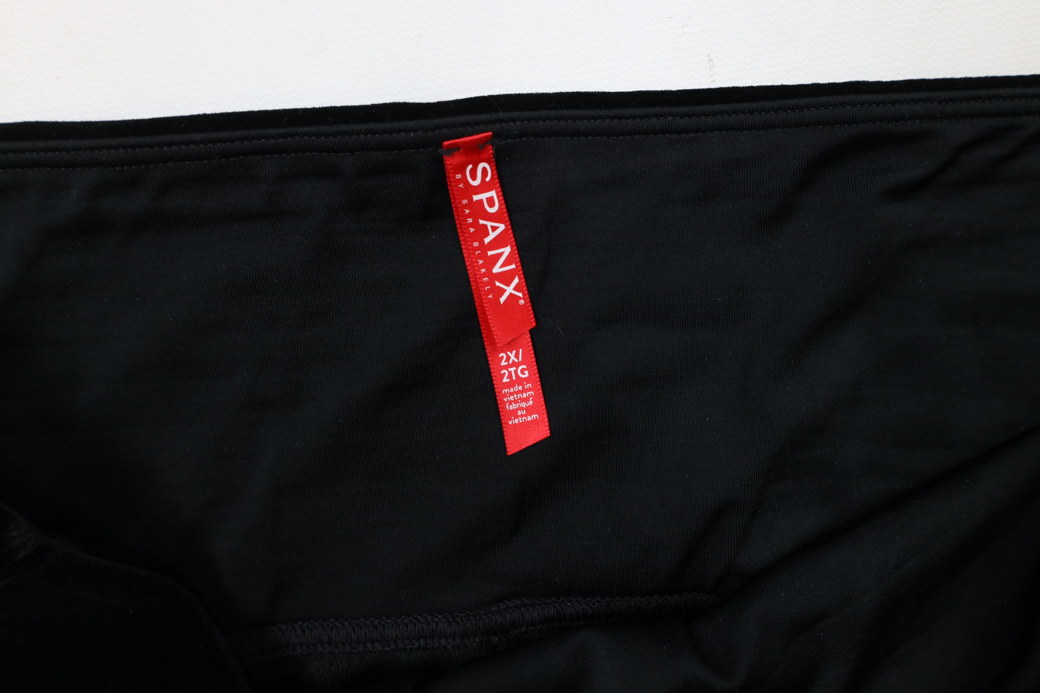 Spanx × Vintage Spanx High Rise Velvet Velour Leggings Pants Black Shapewear Size 32" / US 10 / IT 46 - 5 Thumbnail