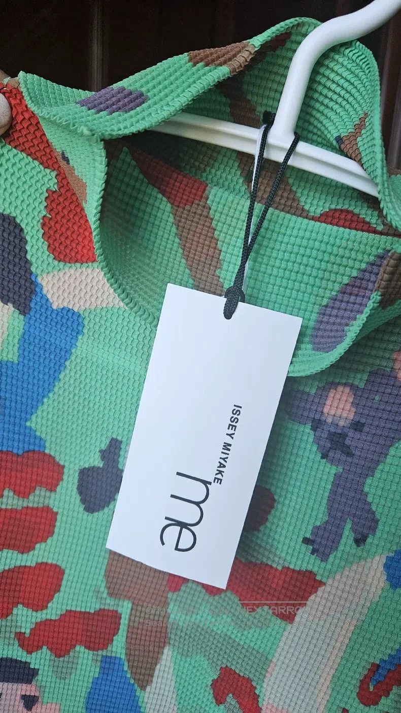 Issey Miyake Issey Miyake size:one size Green Floral Stand Collar Short Size XXS / US 00 / IT 34 - 8 Thumbnail