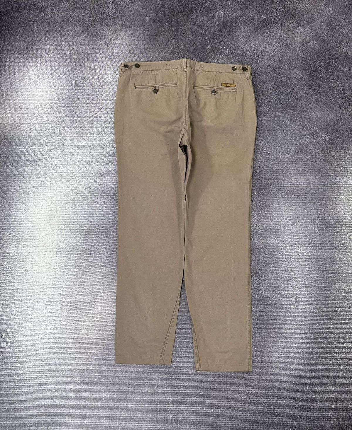 Burberry Burberry Brit Women’s Beige Straight Fit Luxury Chino Pants Size 34" / US 12 / IT 48 - 2 Thumbnail