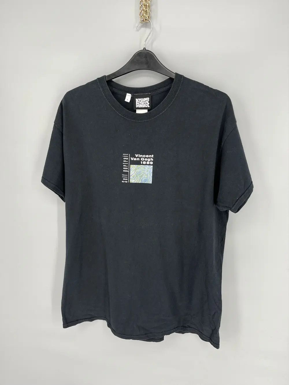 Vintage Rare Design Vintage Art Painter Vincent Van Gogh T-shirt Size US L / EU 52-54 / 3 - 3 Thumbnail