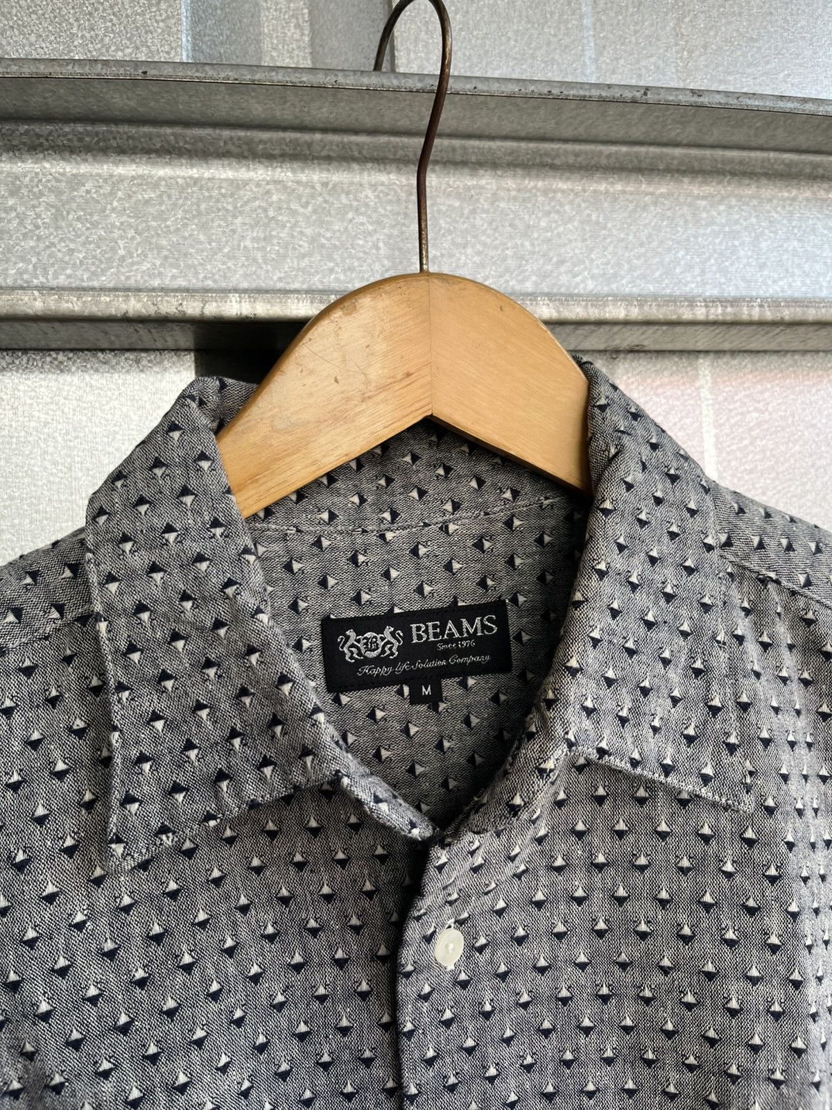 Beams Japan Vintage beams textured button shirt /visvim/kapital/orslow/ Size US M / EU 48-50 / 2 - 4 Thumbnail