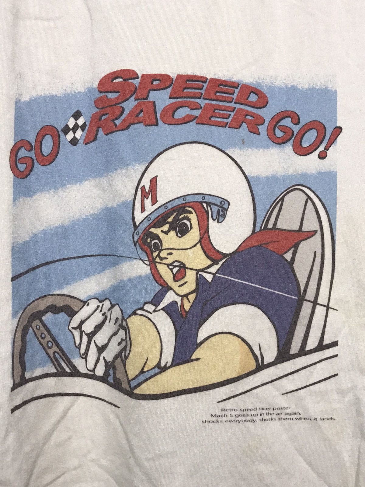 Japanese Brand Anime Speed Racer Mach 5 Retro Poster Tee Size US M / EU 48-50 / 2 - 2 Thumbnail