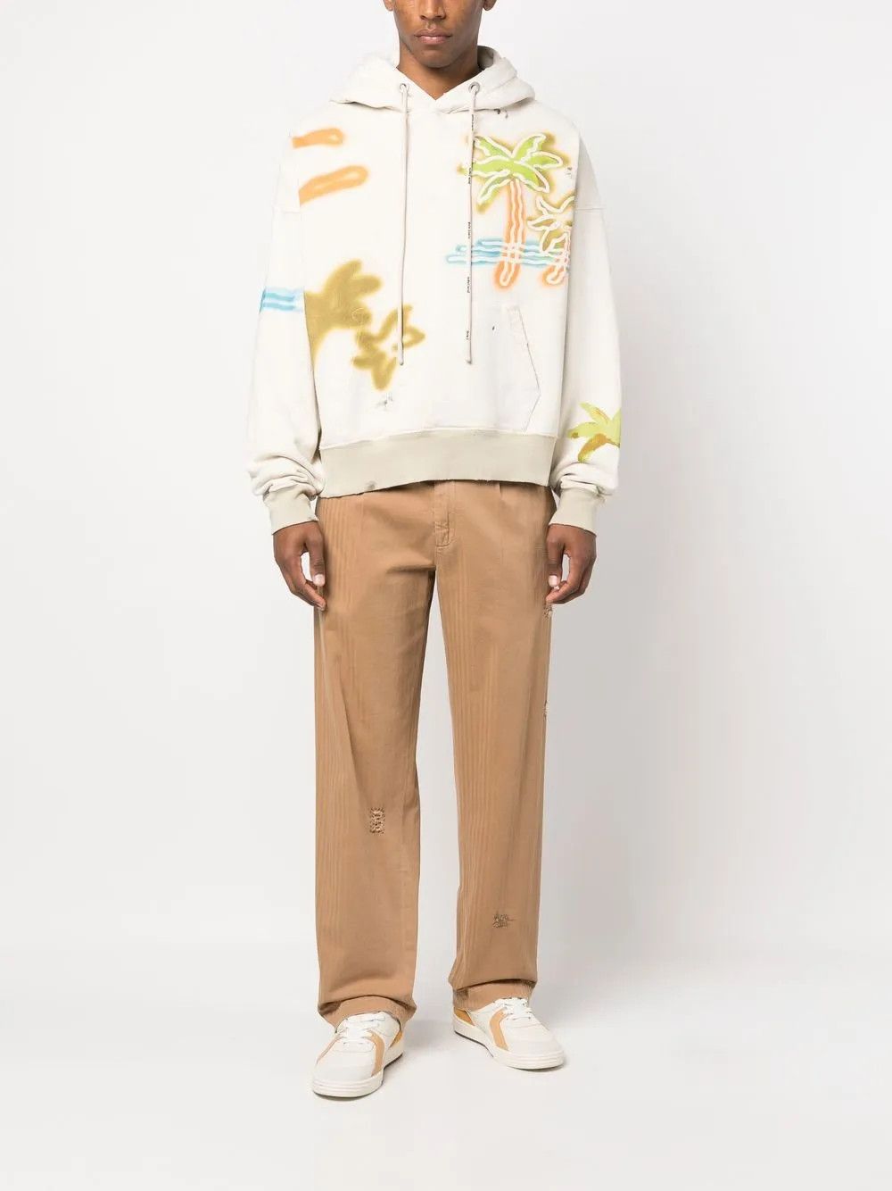 Palm Angels o1y0325 Logo Hoodie in Multicolor Size US L / EU 52-54 / 3 - 5 Thumbnail