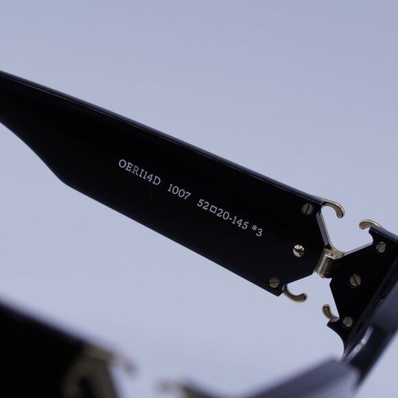 Off-White Off-White OERI14D MYSTIC 1007 Sunglasses Black Square Frame Size ONE SIZE - 7 Thumbnail