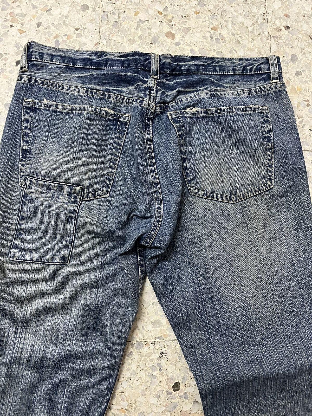 Japanese Brand Japanese brand Takeo kikuchi distress denim style Size US 34 / EU 50 - 4 Thumbnail