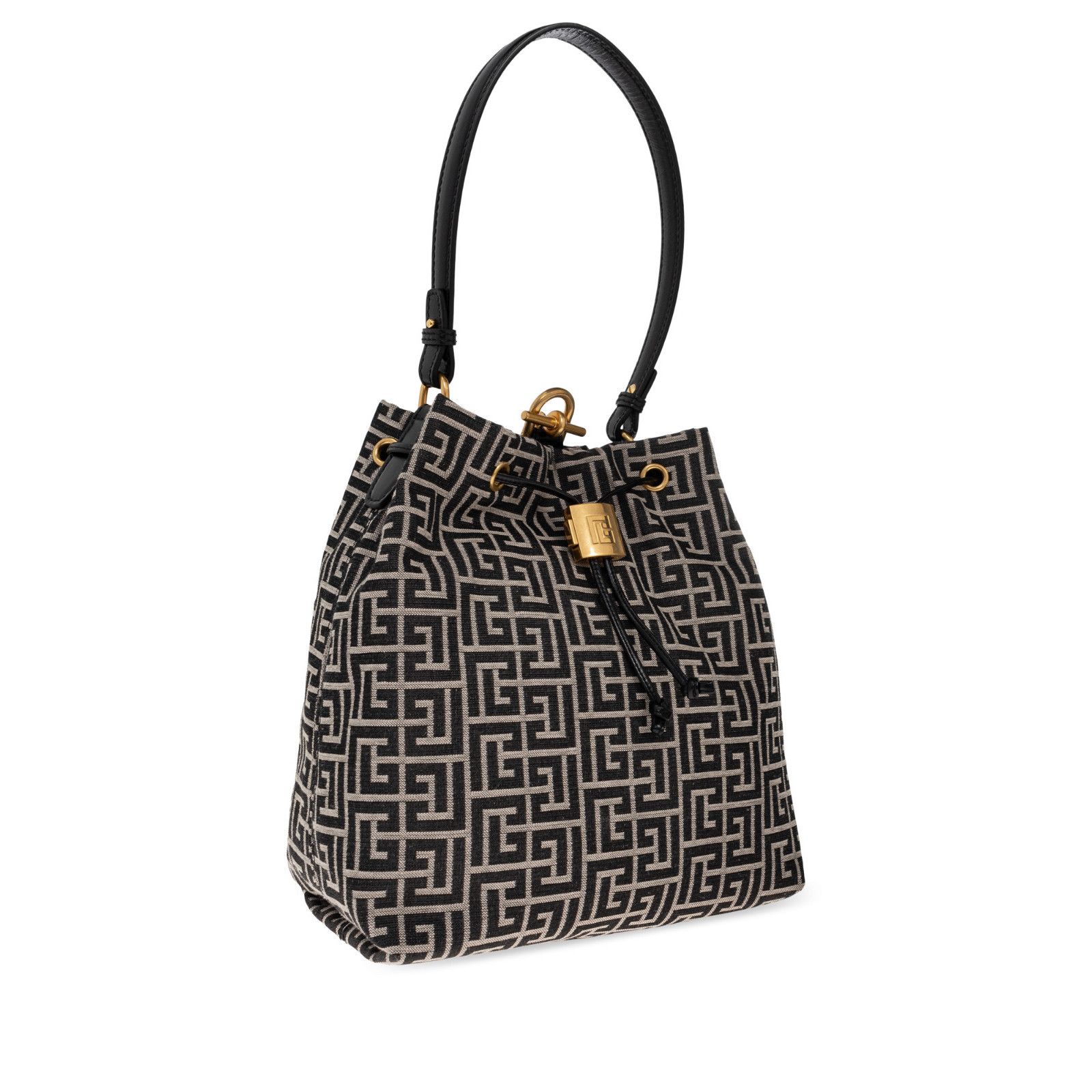 Balmain BALMAIN Pulse $2295 Black Jacquard Backpack New & Authentic Size ONE SIZE - 3 Thumbnail