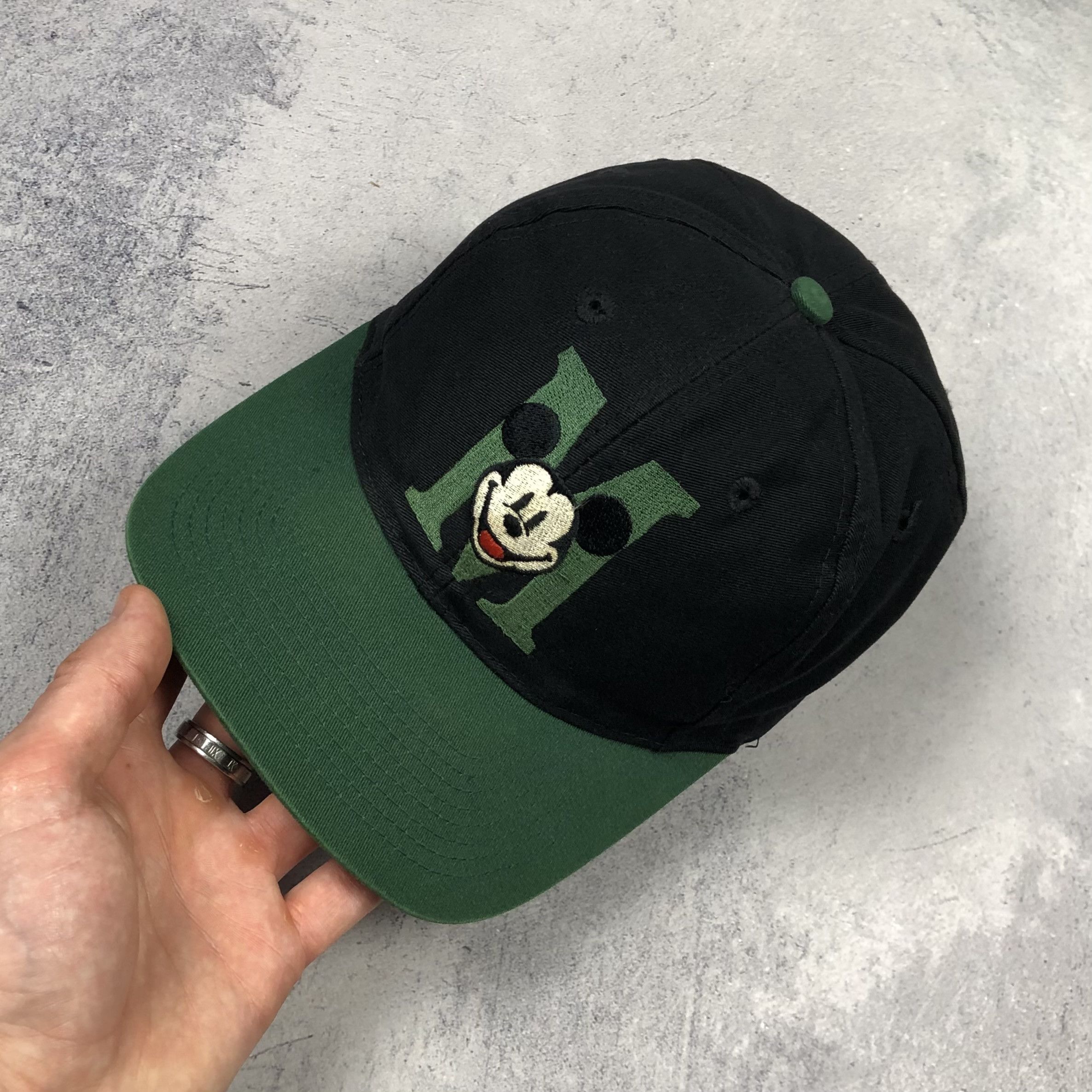 Mickey Mouse Vintage The Disney Store Mickey Mouse M logo Cap Hat Size ONE SIZE - 3 Thumbnail