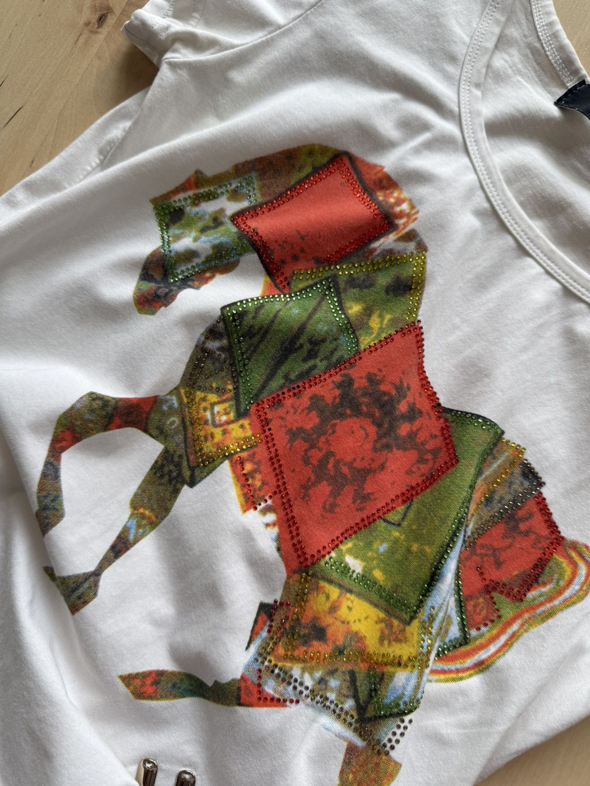 Love Moschino Love Moschino horse logo vintage tshirt Size L / US 10 / IT 46 - 4 Thumbnail