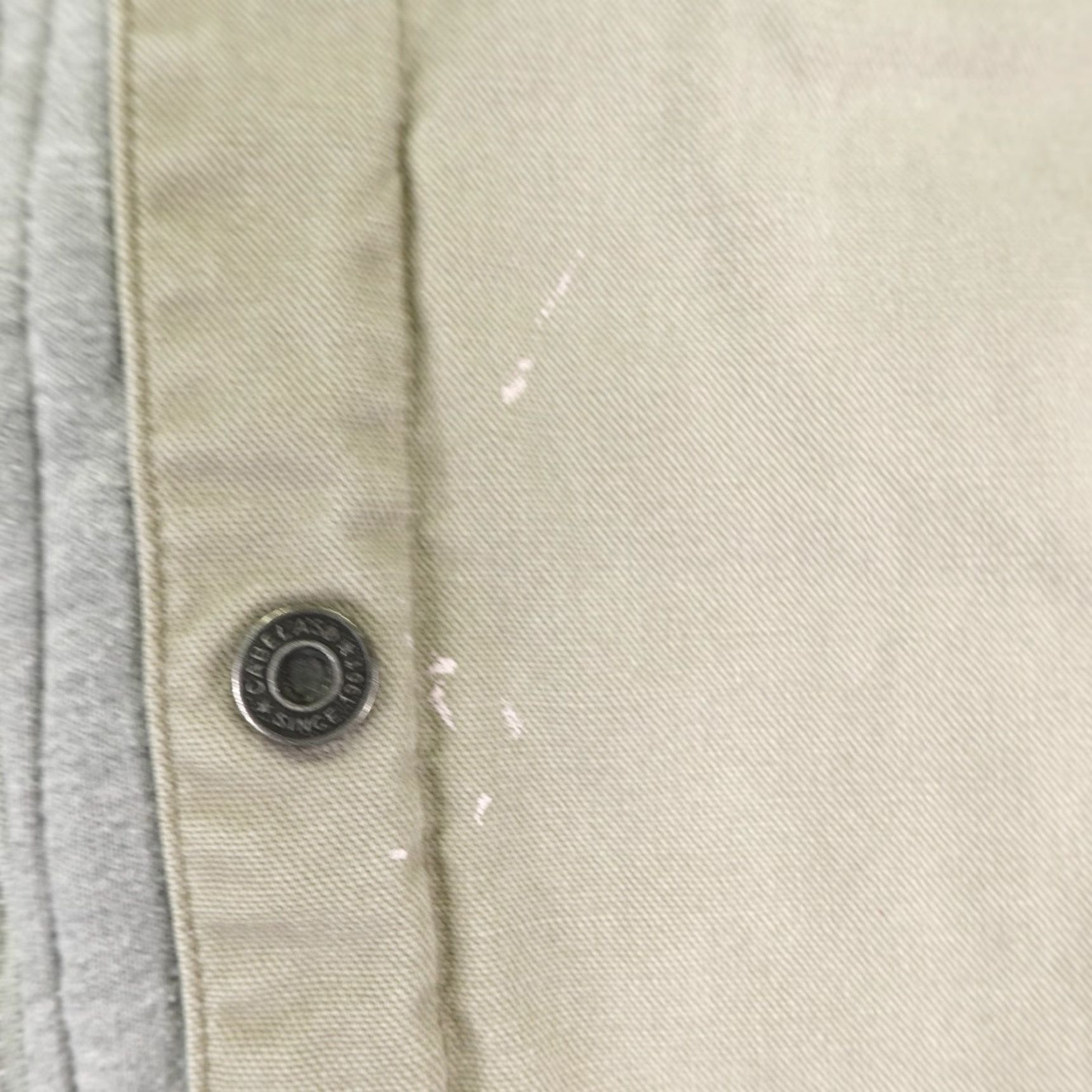 Vintage Cabela's Jacket Mens XL Khaki Tan Quilted Hooded Insulated Lined Pockets Full Zip Snap Workwear Canvas Coat Size US XL / EU 56 / 4 - 5 Thumbnail