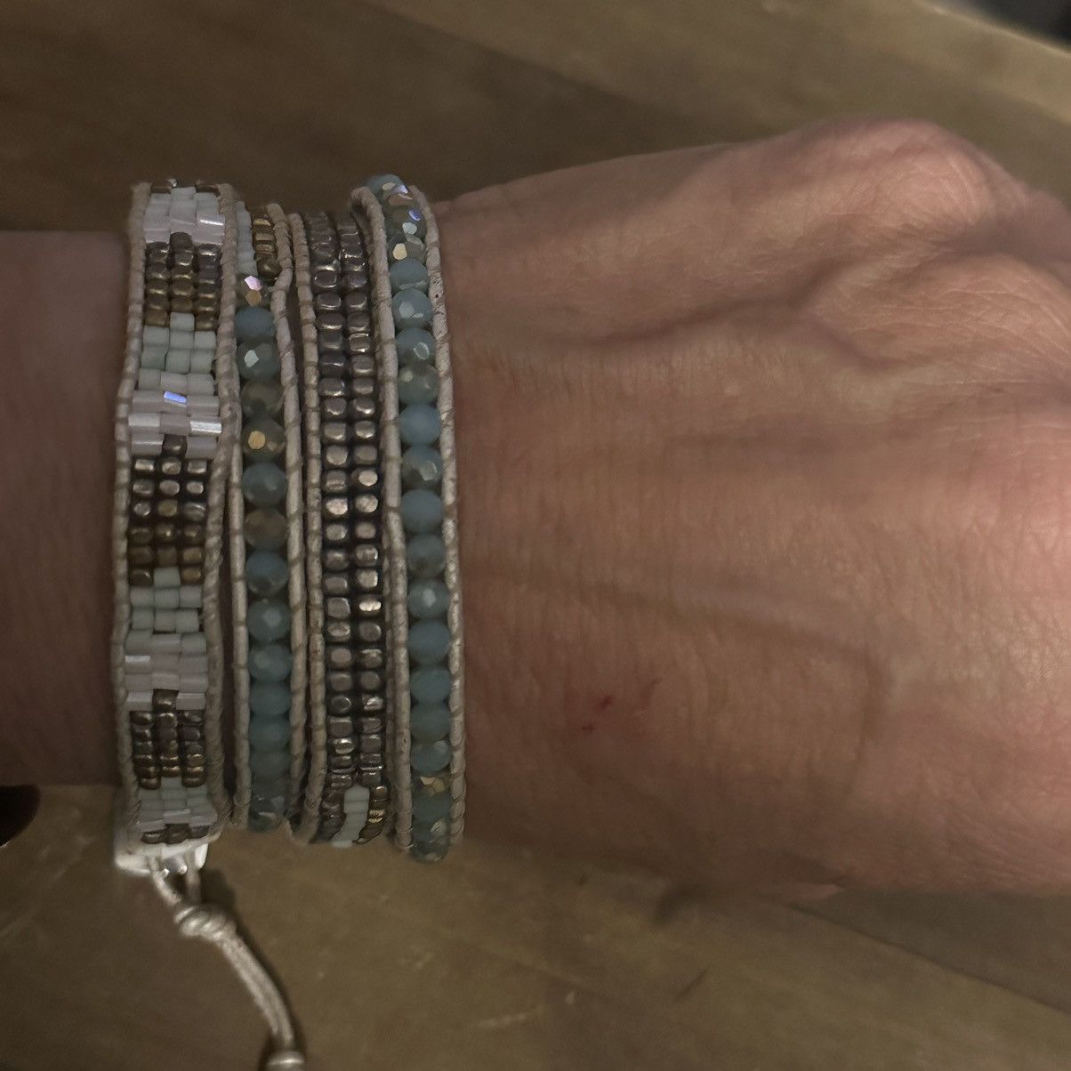 Other Nakamol aqua beaded wrap bracelet Size ONE SIZE - 5 Thumbnail